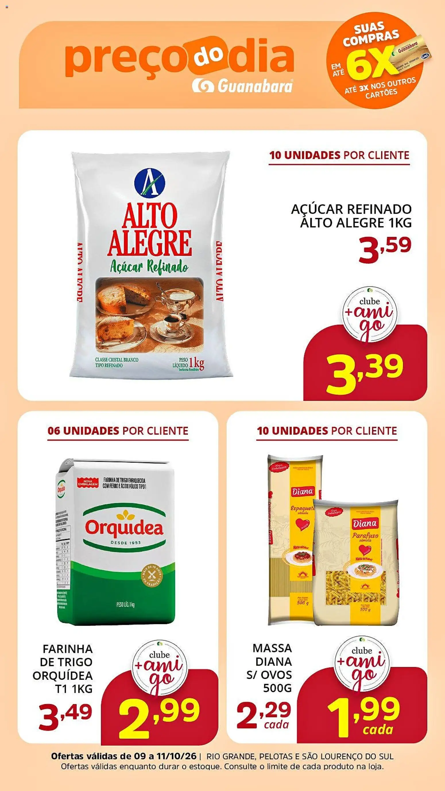 Pré-Visualização do folheto "Supermercado Guanabara - Ofertas da semana" da loja Supermercado Guanabara válido a partir de 09/10/2026