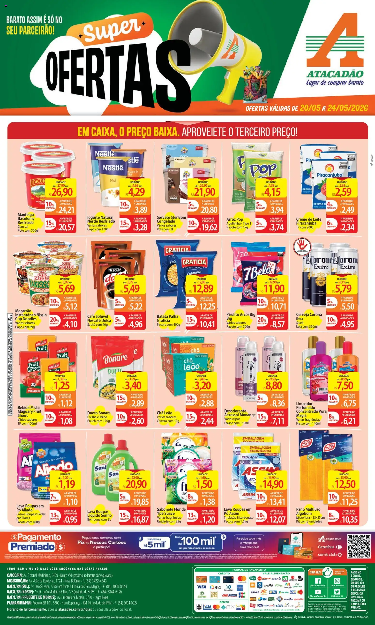 Pré-Visualização do folheto "Atacadão ofertas - RN" da loja Atacadão válido a partir de 20/05/2026