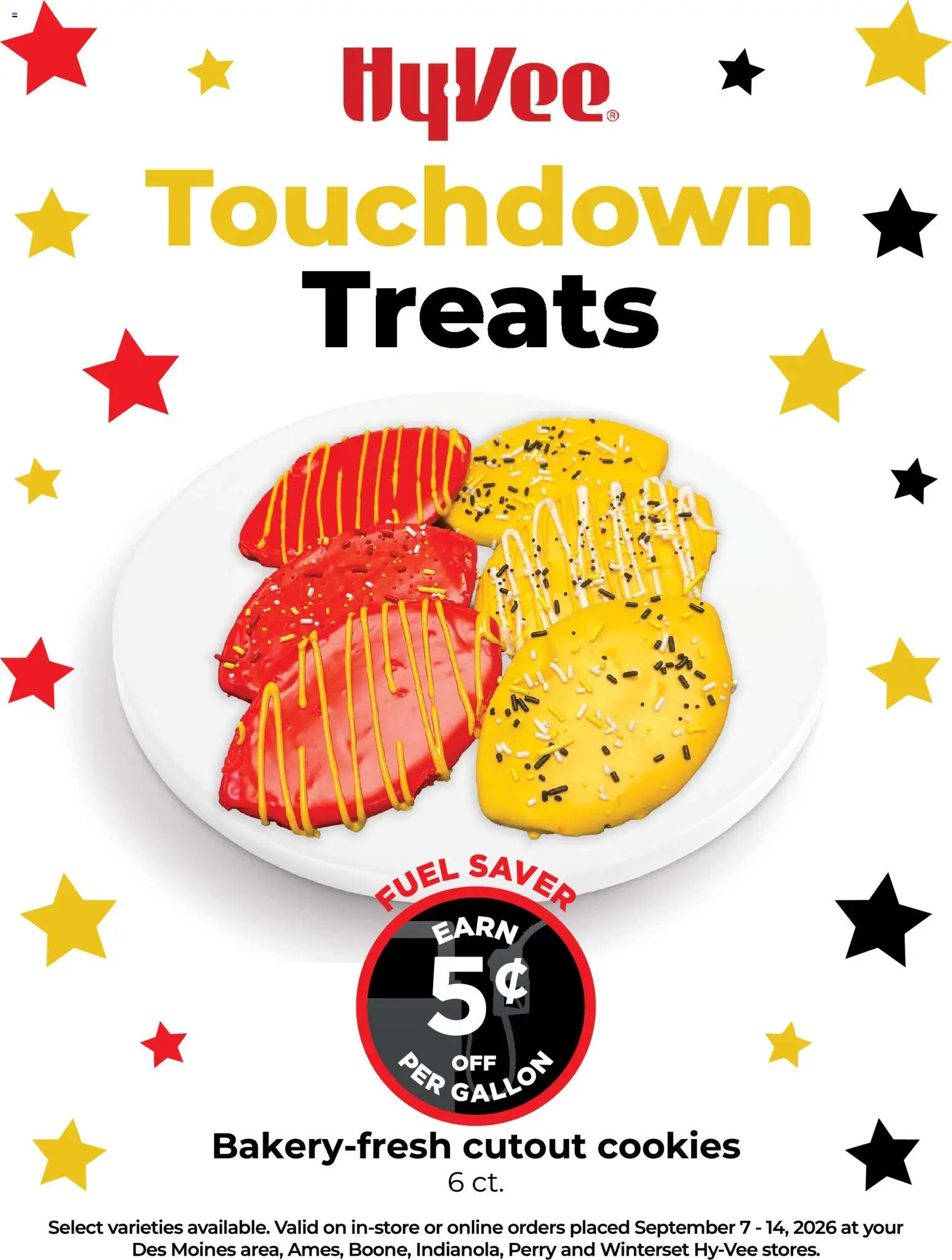 Ad Preview of HyVee HyVee Cookie Sale from 09/07/2026 - Cookies