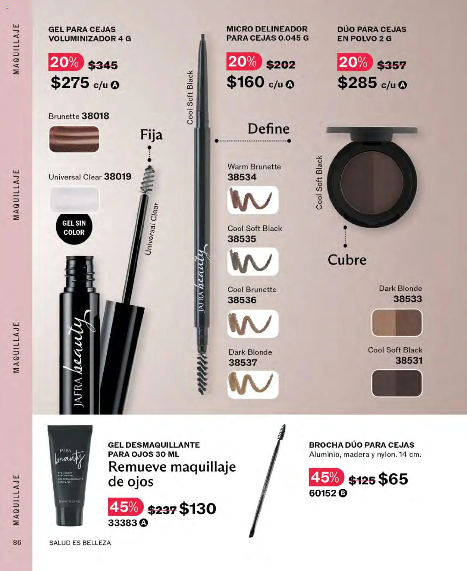 Vista previa las ofertas de la tienda JAFRA - JAFRA catálogo desde el 01/10/2026 - Maquillaje, Desmaquillante, Polvo, Delineador