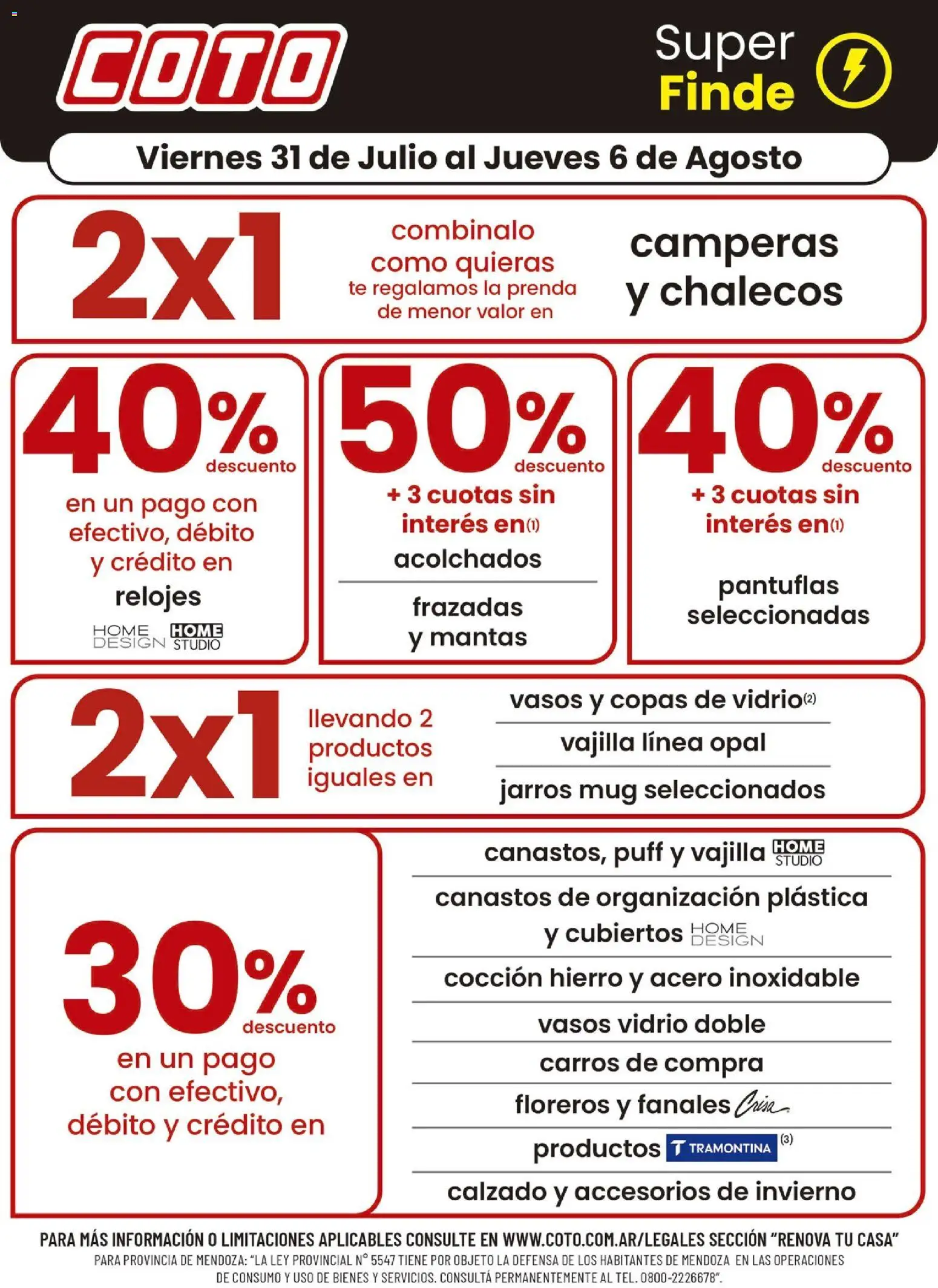 Vista previa del folleto de la tienda Coto válido desde el 31/07/2026 