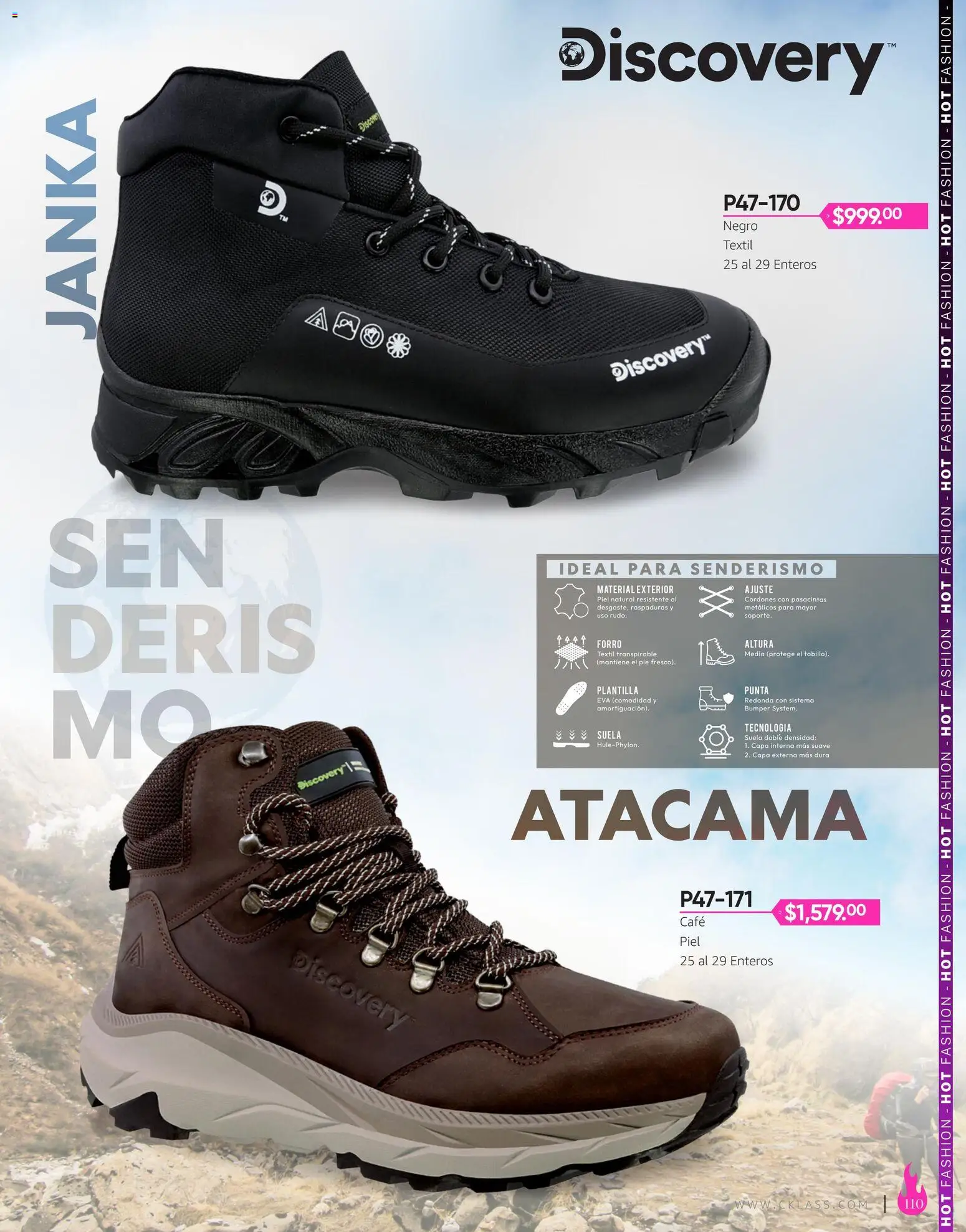 Vista previa las ofertas de la tienda Cklass - Cklass catálogo Hot Fashion Calzado desde el 03/08/2026 