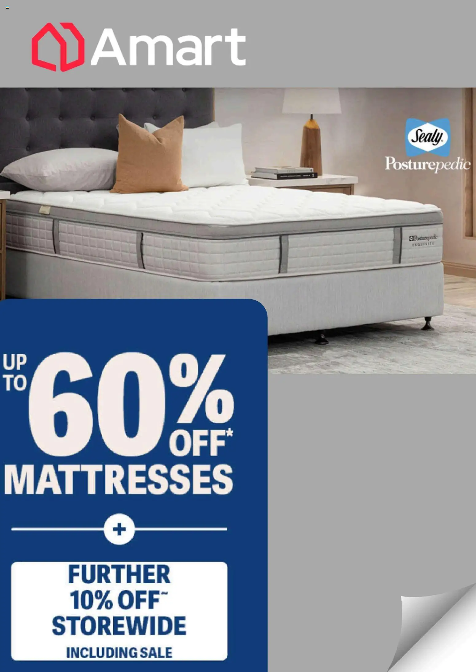 Preview of catalogue Amart Furniture catalogue from shop Amart Furniture valid 01/05/2026 - Mattresses