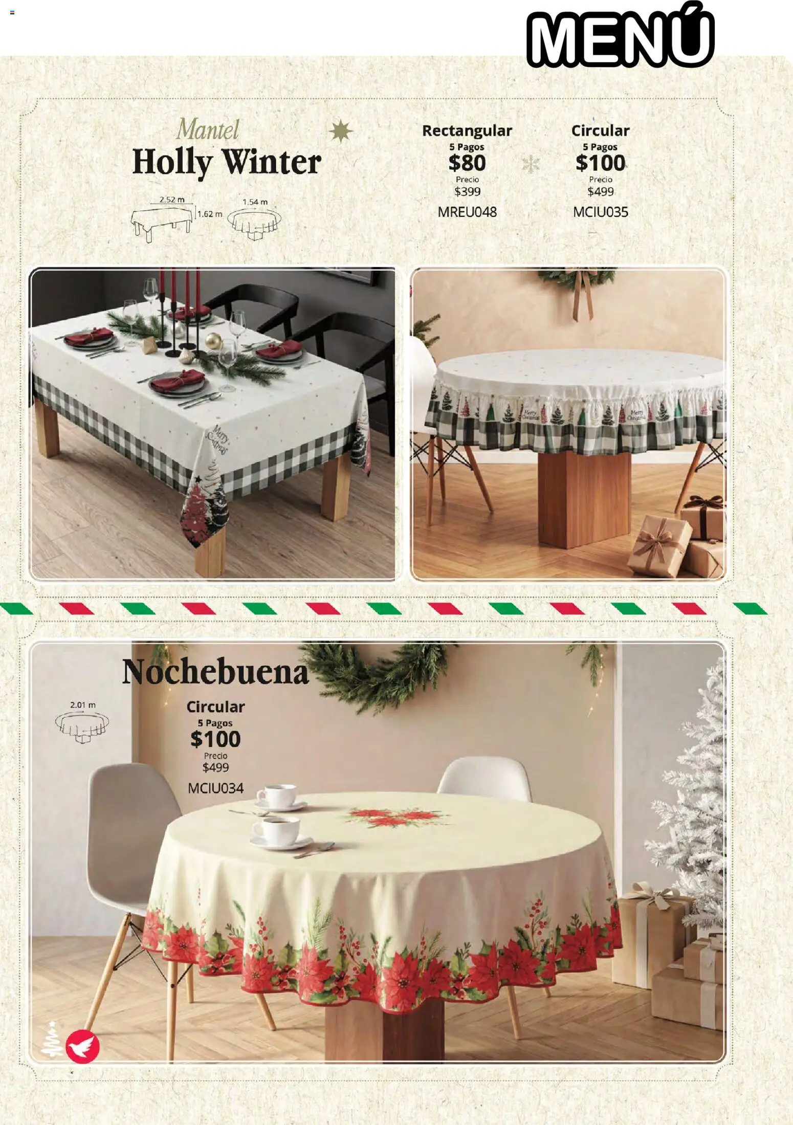 Vista previa las ofertas de la tienda Colchas Concord - Colchas Concord catálogo Colección Navideña desde el 01/08/2026 