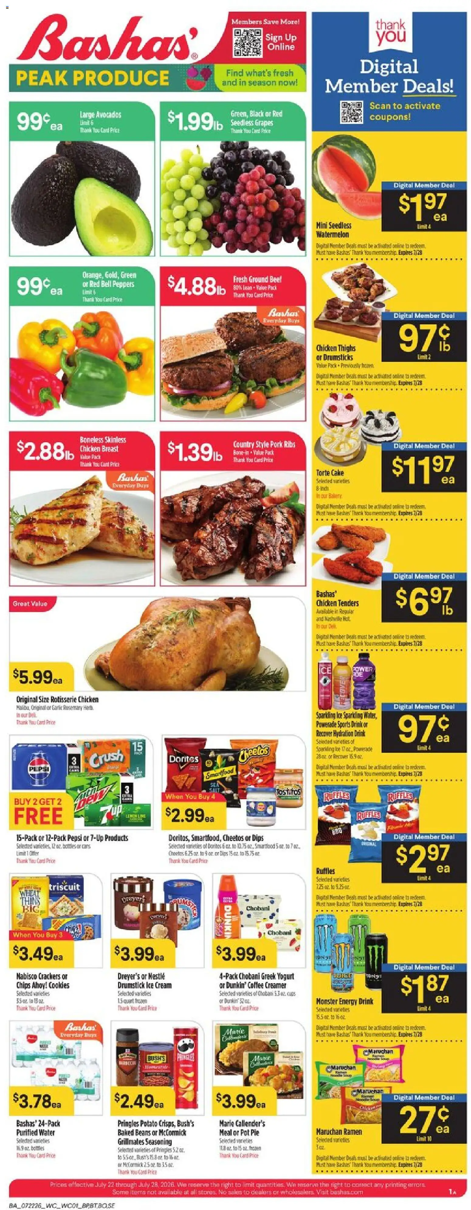 Basha's Weekly Ad from 07/22/2026 >> Flyer