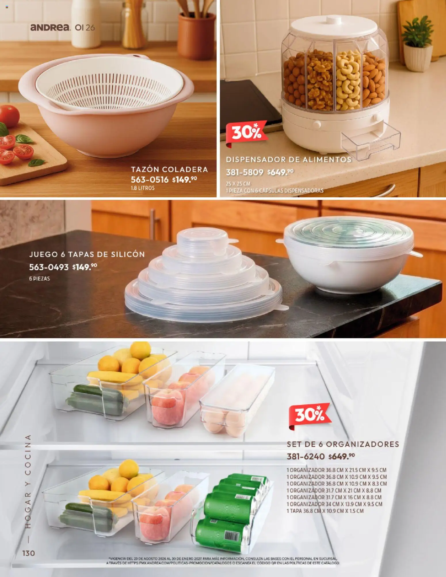 Vista previa las ofertas de la tienda Andrea - Andrea catálogo Home desde el 01/09/2026 