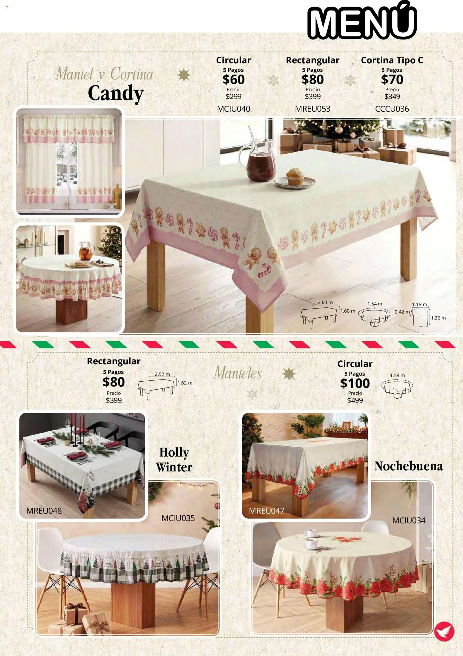 Vista previa las ofertas de la tienda Colchas Concord - Colchas Concord catálogo Colección Navideña desde el 01/08/2026 