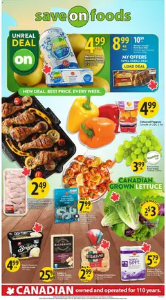 Un aperçu du dépliant Save on foods weekly flyer / circulaire du magasin Save on foods est valide à partir 20 août 2026
