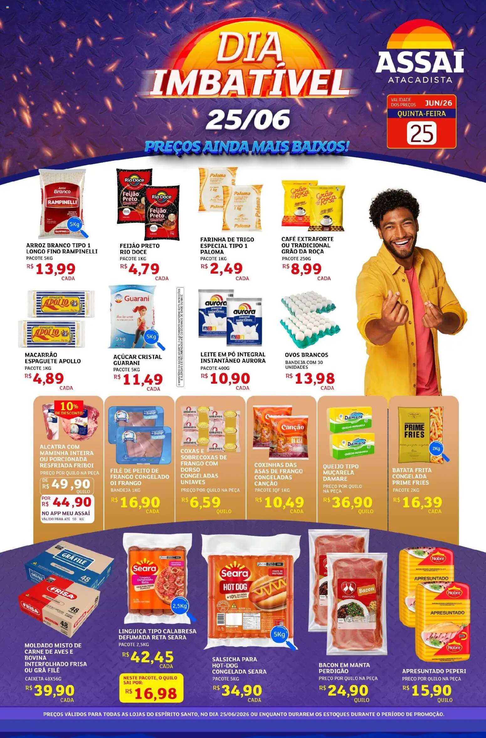 Pré-Visualização do folheto "Assaí Atacadista ofertas - ES" da loja Assaí Atacadista válido a partir de 25/06/2026