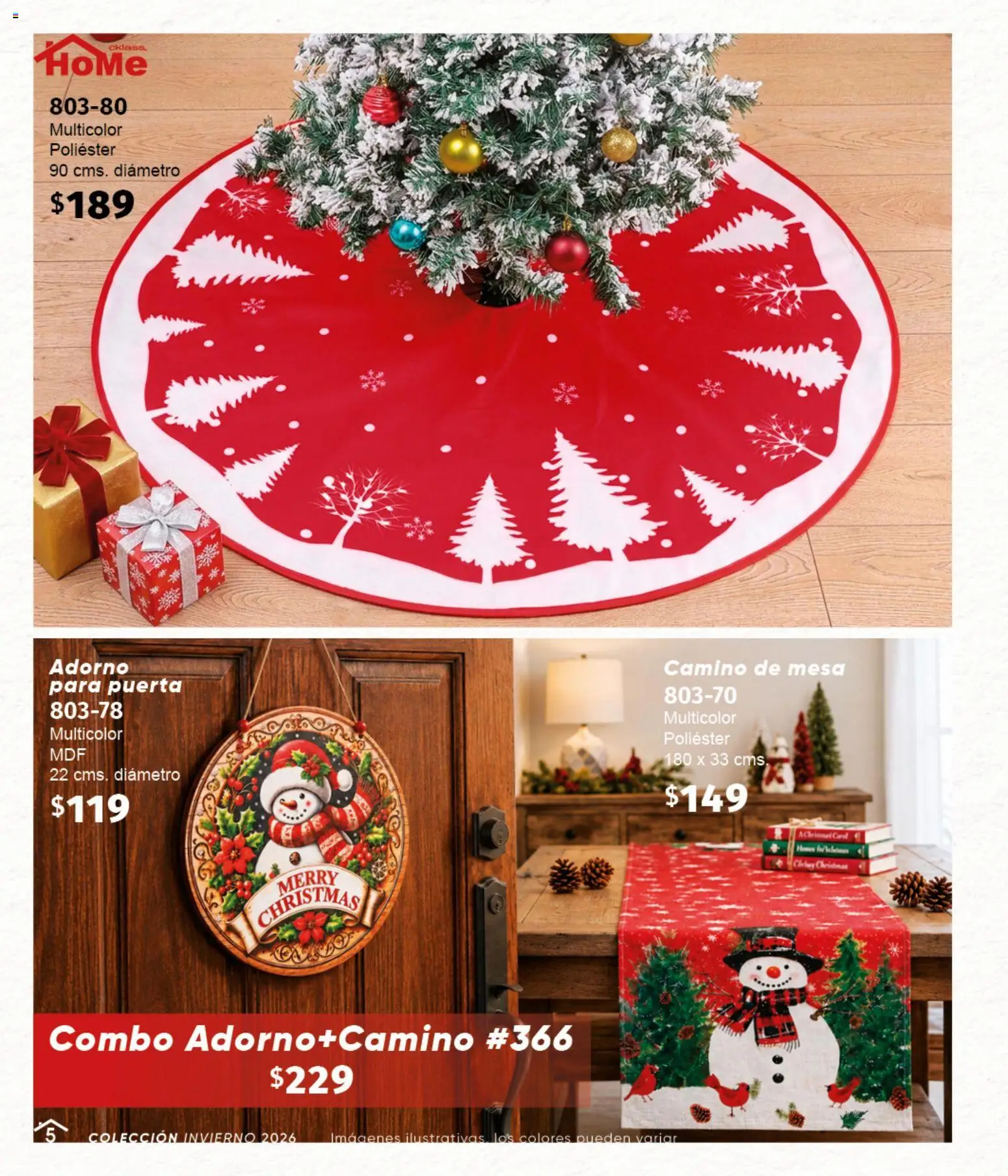 Vista previa las ofertas de la tienda Cklass - Cklass catálogo Home Invierno desde el 11/09/2026 