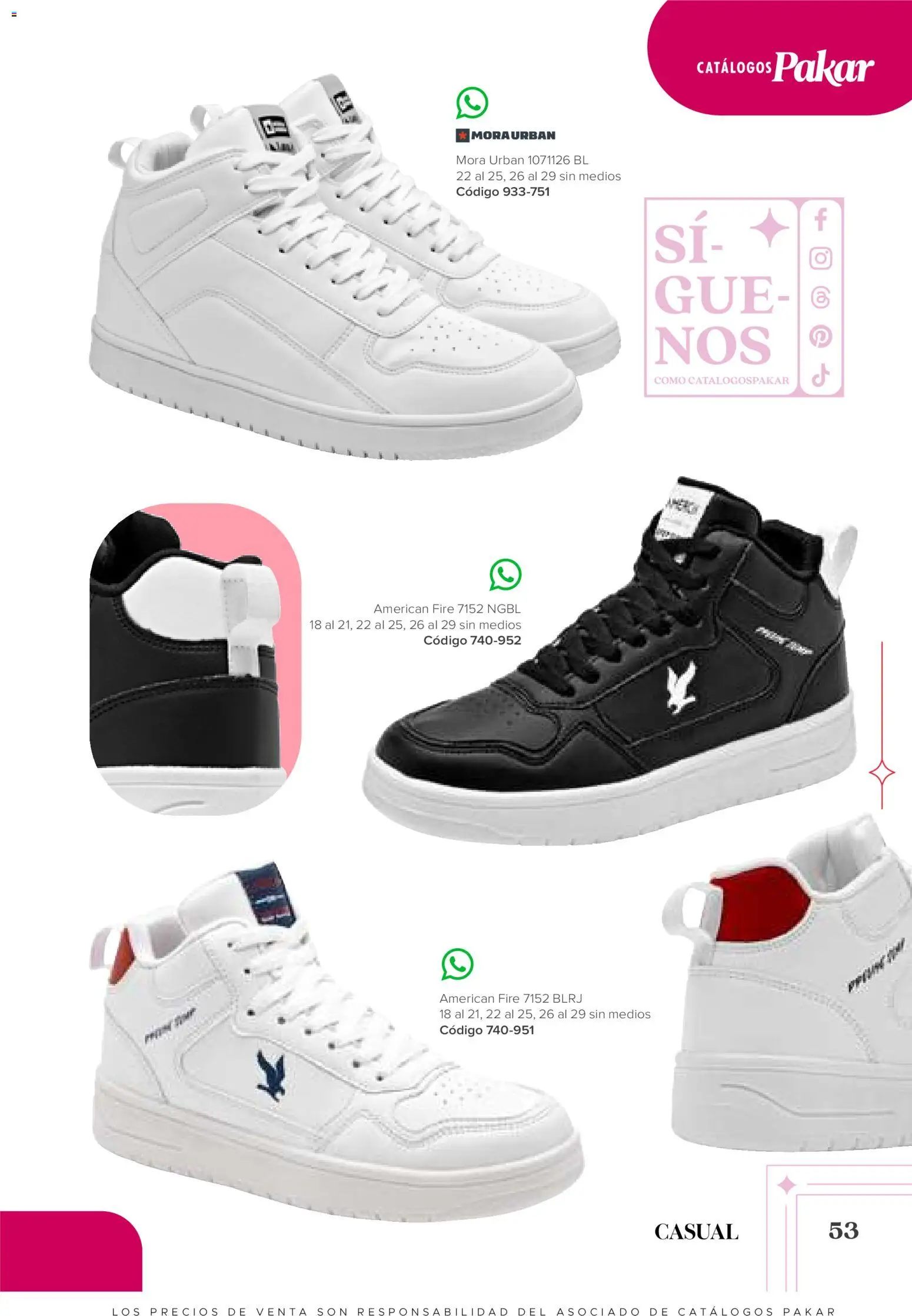 Vista previa las ofertas de la tienda SC Pakar - SC Pakar catálogo Casual desde el 31/07/2026 