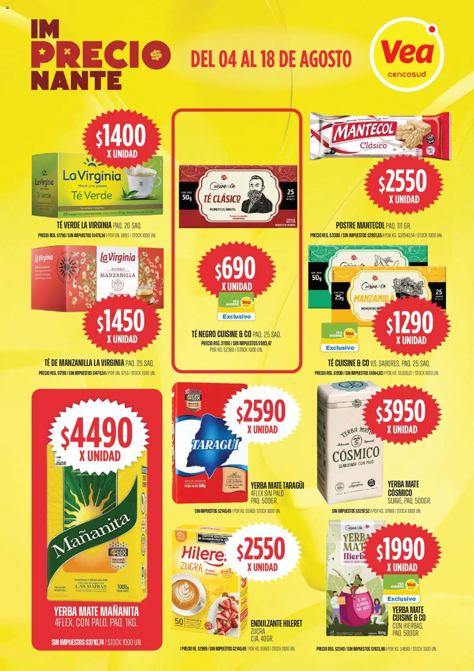 Vista previa del folleto de la tienda Vea válido desde el 04/08/2026 