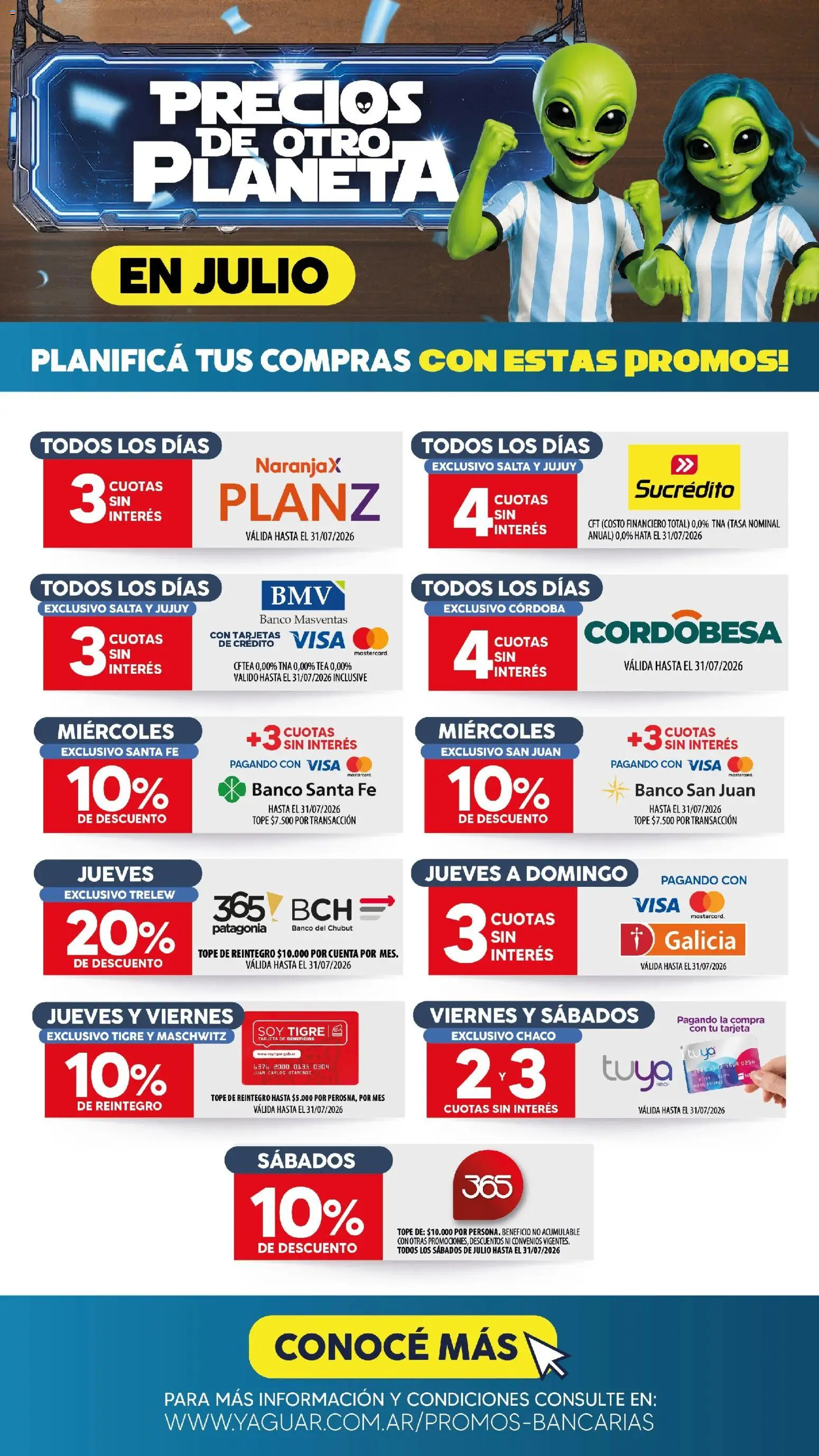 Vista previa del folleto de la tienda Yaguar válido desde el 01/07/2026 