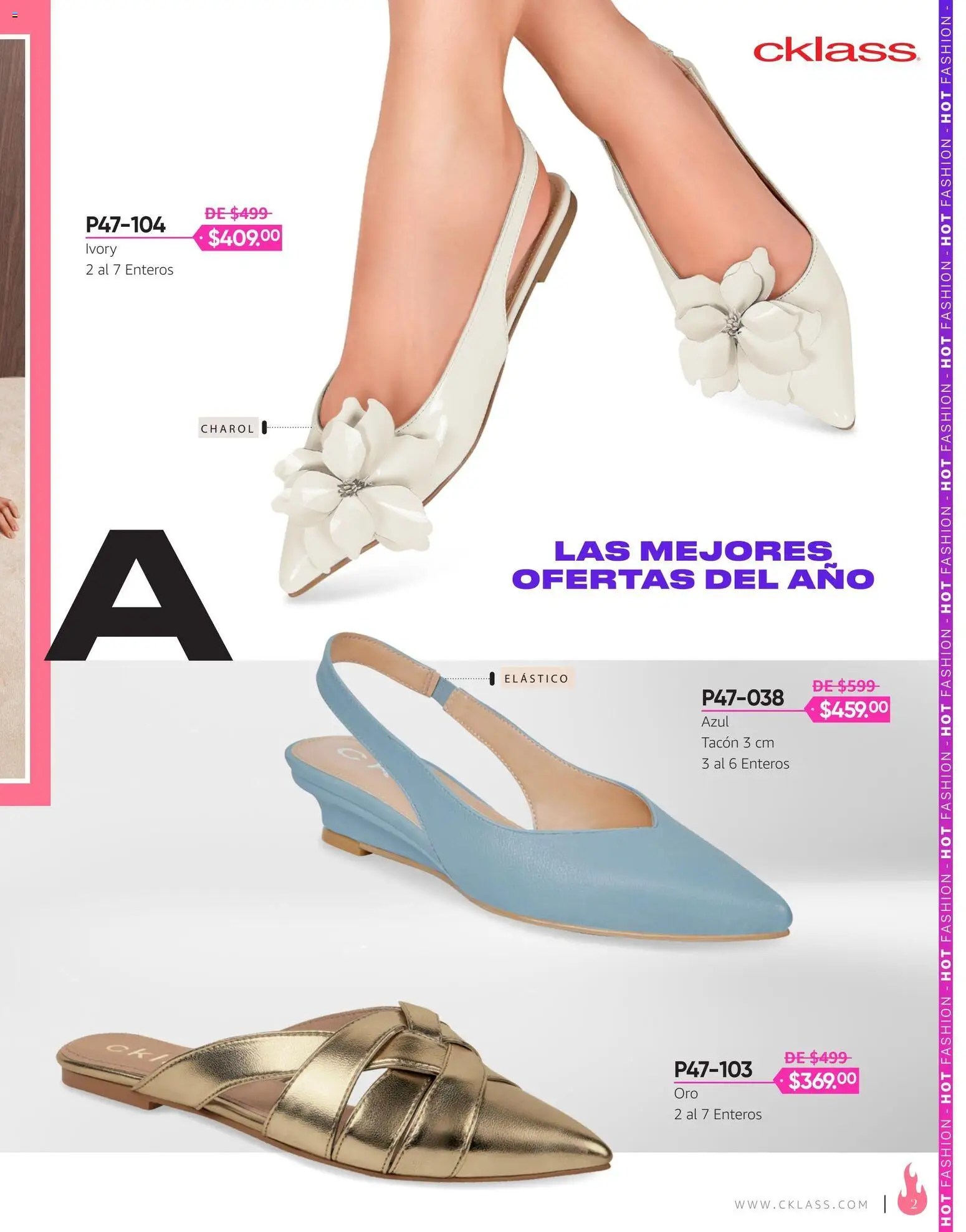 Vista previa las ofertas de la tienda Cklass - Cklass catálogo Hot Fashion Calzado desde el 03/08/2026 