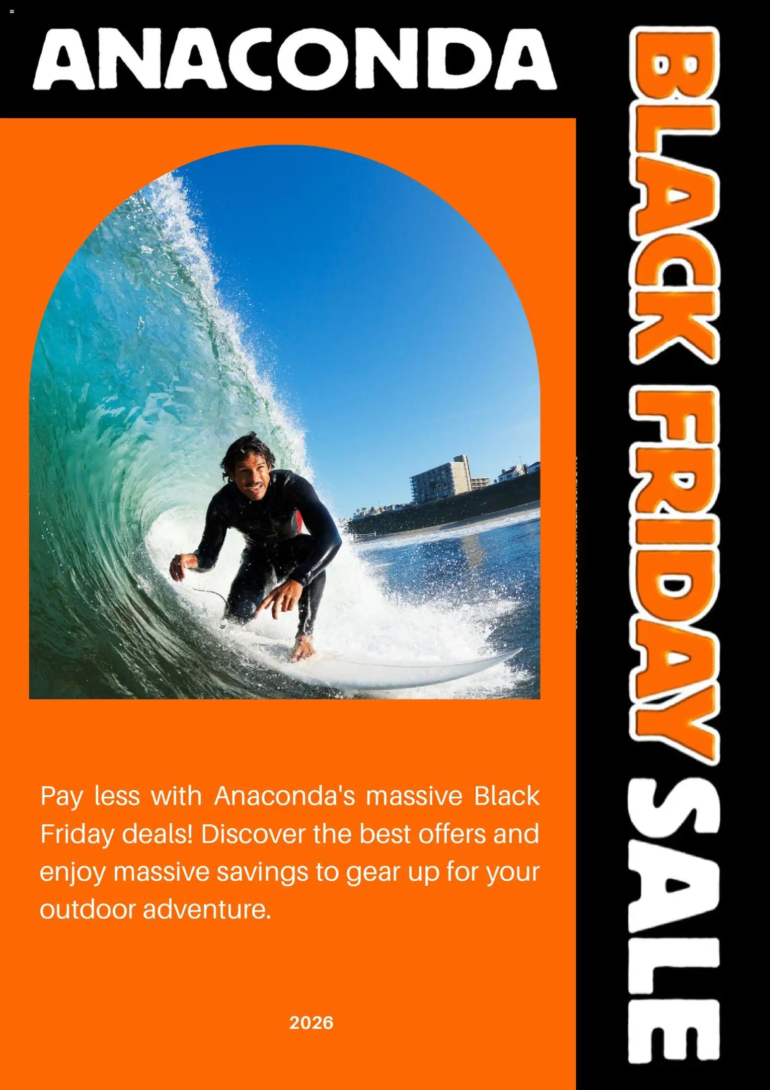 Preview of catalogue Anaconda Black Friday Notice from shop Anaconda valid 19/10/2026