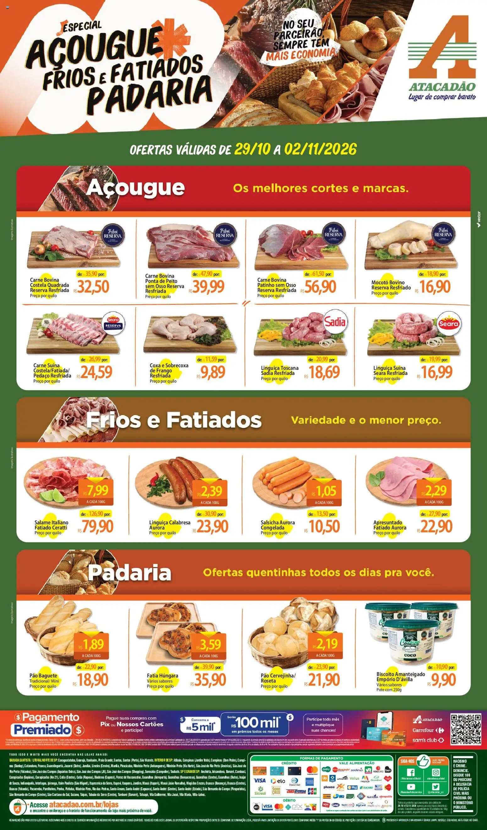 Pré-Visualização do folheto "Atacadão ofertas - SP" da loja Atacadão válido a partir de 29/10/2026