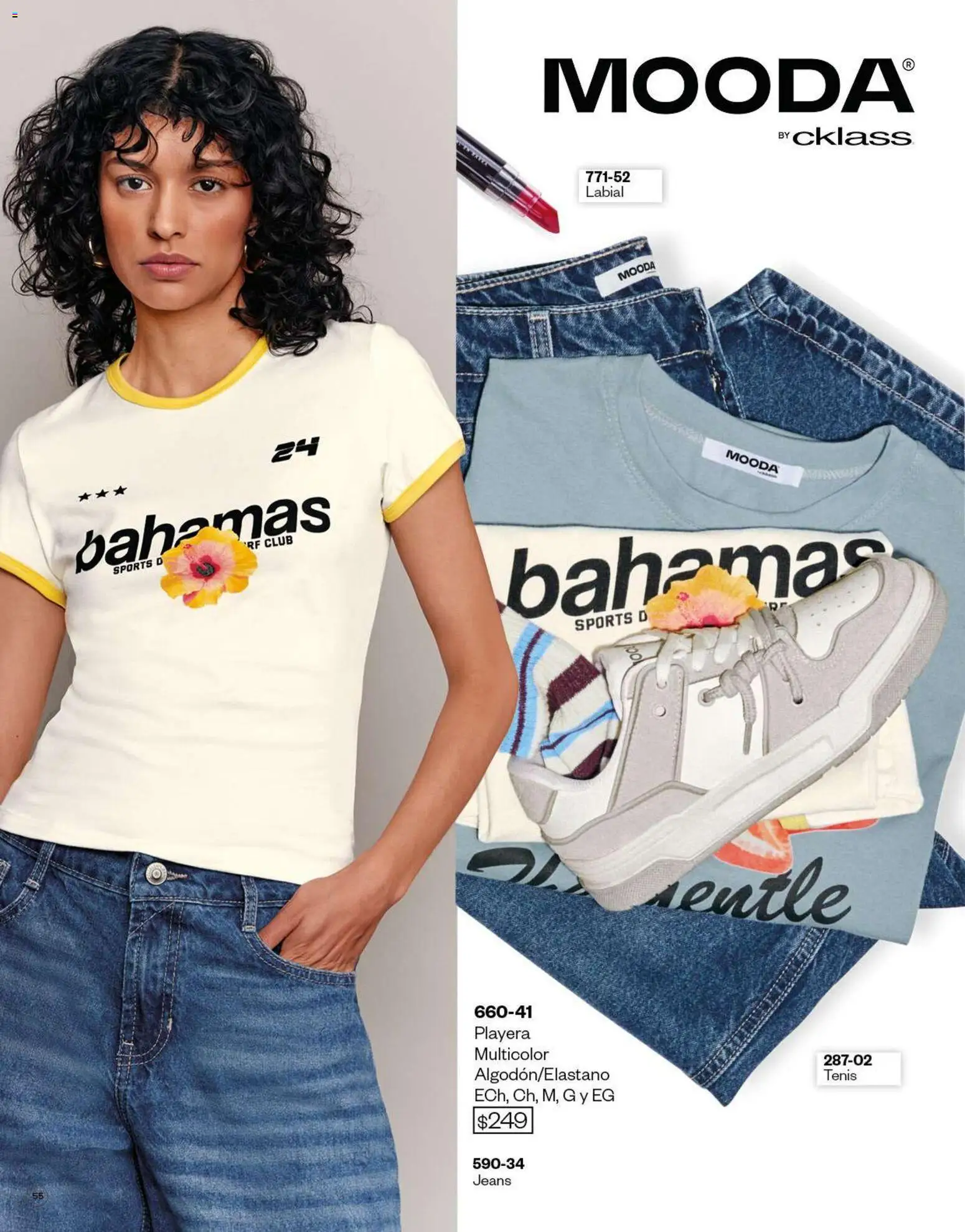 Vista previa las ofertas de la tienda Cklass - Cklass catálogo Verano Mooda desde el 05/03/2026 - Tenis, Playera