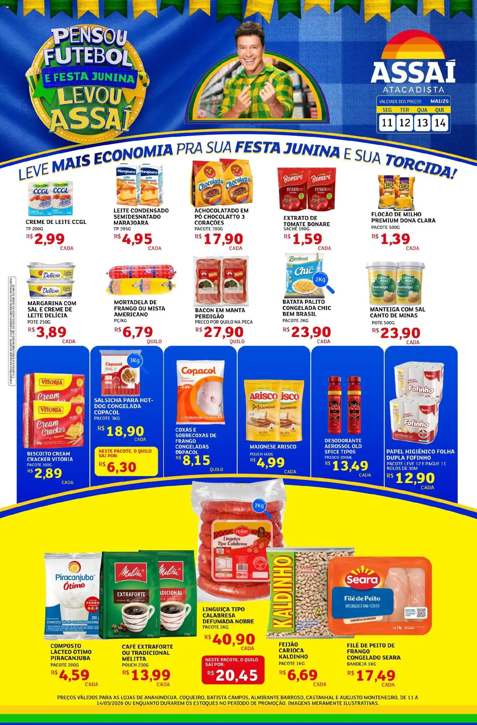 Pré-Visualização do folheto "Assaí Atacadista ofertas - PA" da loja Assaí Atacadista válido a partir de 11/05/2026