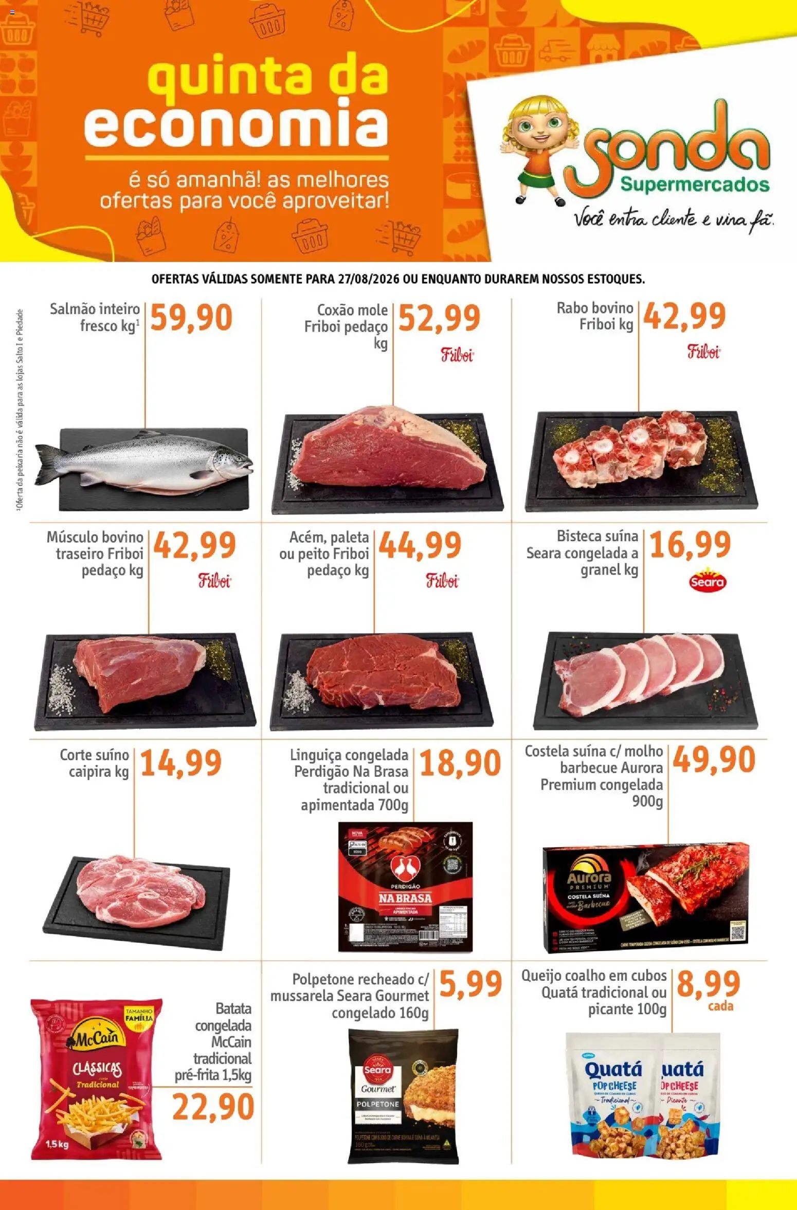 Pré-Visualização do folheto "Sonda ofertas Quinta da Economia" da loja Sonda válido a partir de 27/08/2026