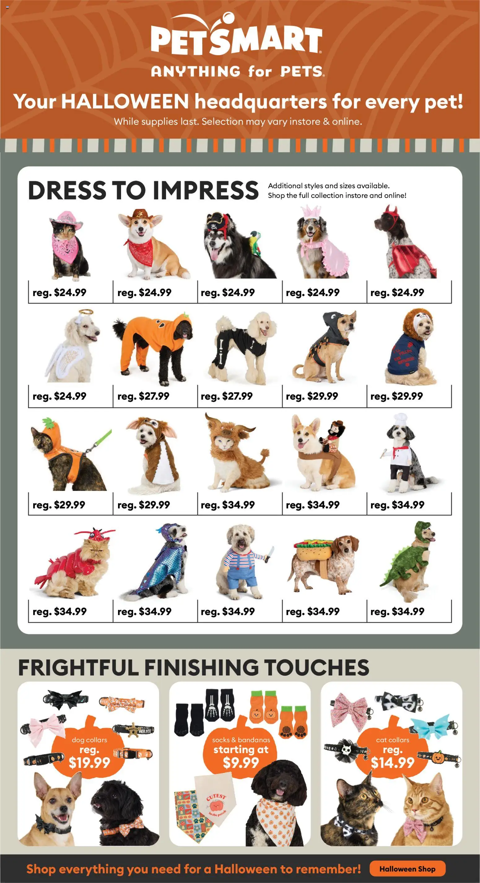 Preview of leaflet Petsmart flyer - Halloween lookbook from shop Petsmart is valid from Oct 19, 2026