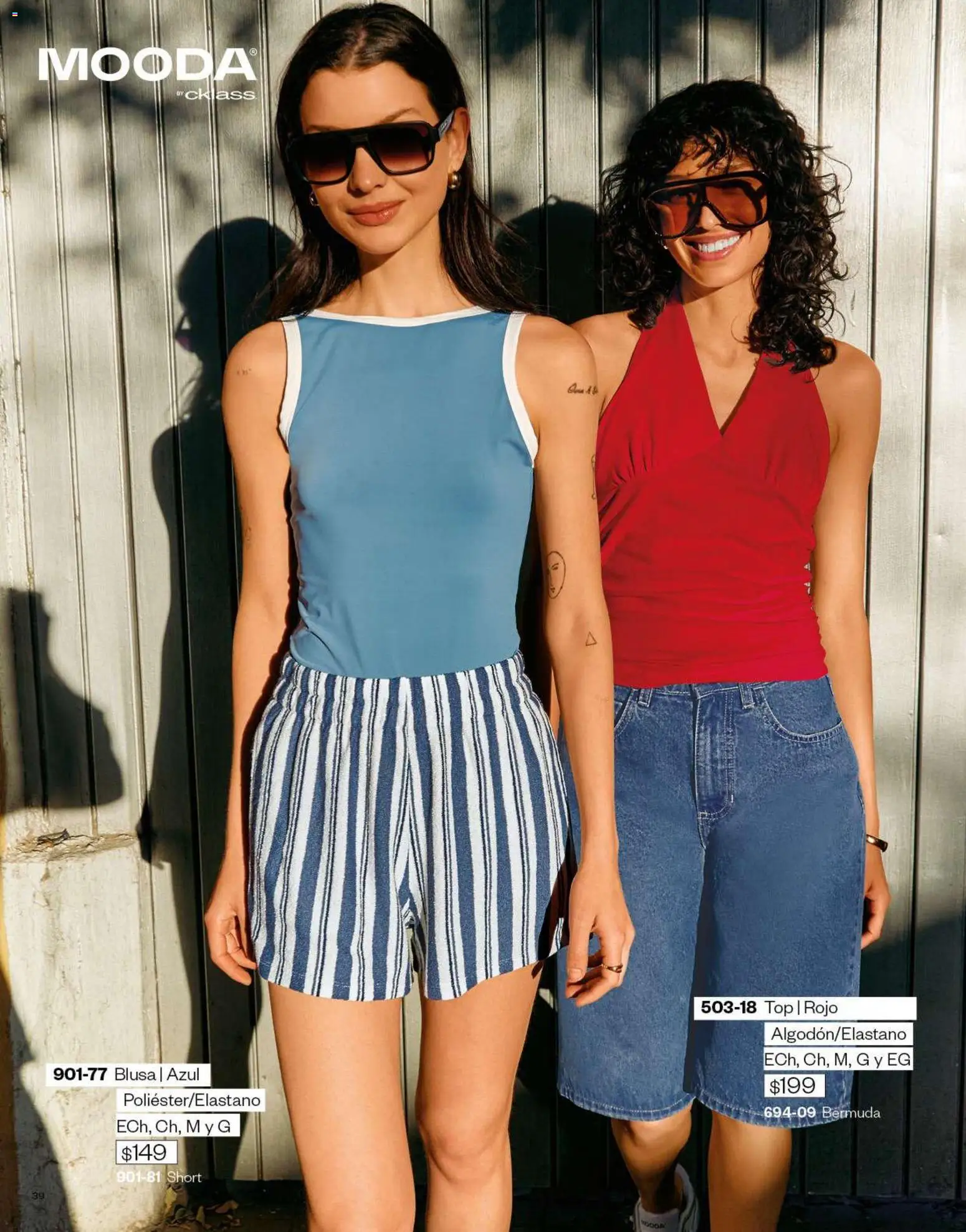 Vista previa las ofertas de la tienda Cklass - Cklass catálogo Verano Mooda desde el 05/03/2026 - Short, Blusa, Top, Bermuda