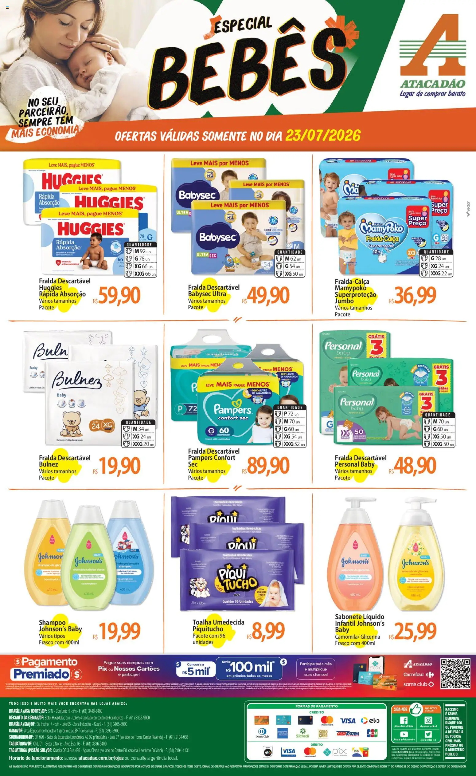 Pré-Visualização do folheto "Atacadão ofertas - DF" da loja Atacadão válido a partir de 23/07/2026