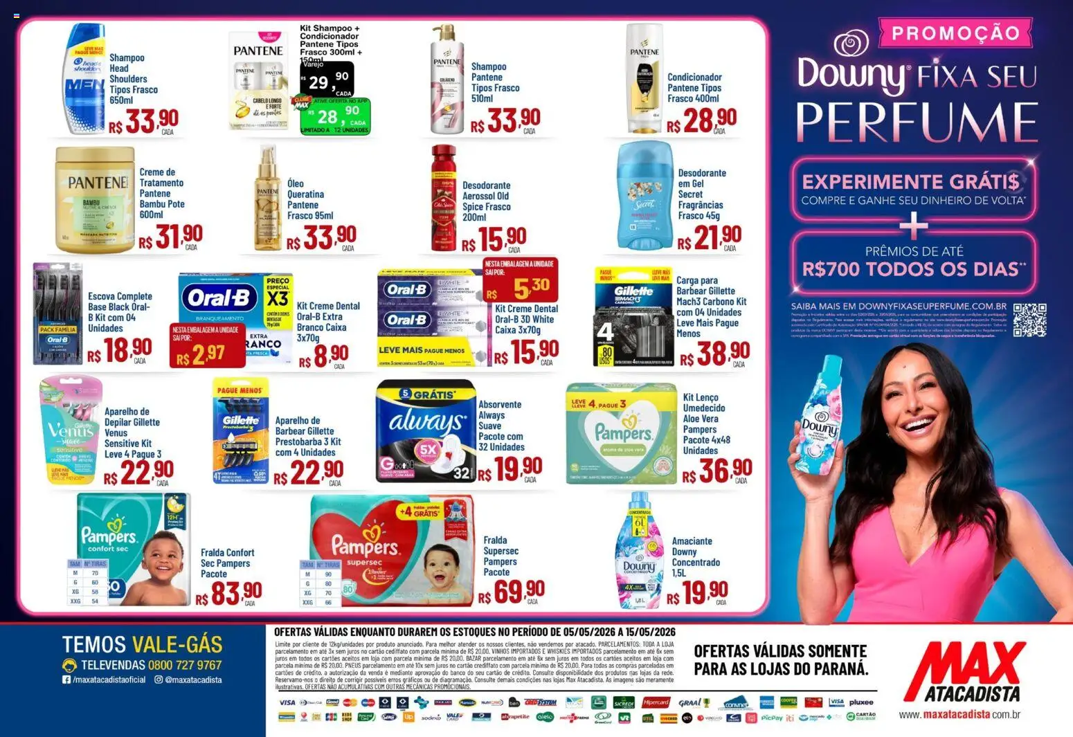 Pré-Visualização do folheto "Max Atacadista ofertas Downy" da loja Max Atacadista válido a partir de 05/05/2026