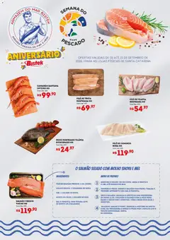 Pré-Visualização do folheto "Bistek Supermercados ofertas Semana do Pescado" da loja Bistek Supermercados válido a partir de 02/09/2026