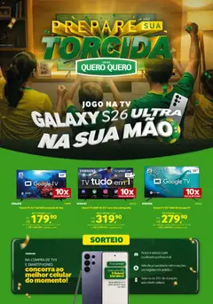 Pré-Visualização do folheto "Lojas Quero-Quero ofertas Prepare Sua Torcida" da loja Lojas Quero-Quero válido a partir de 07/04/2026
