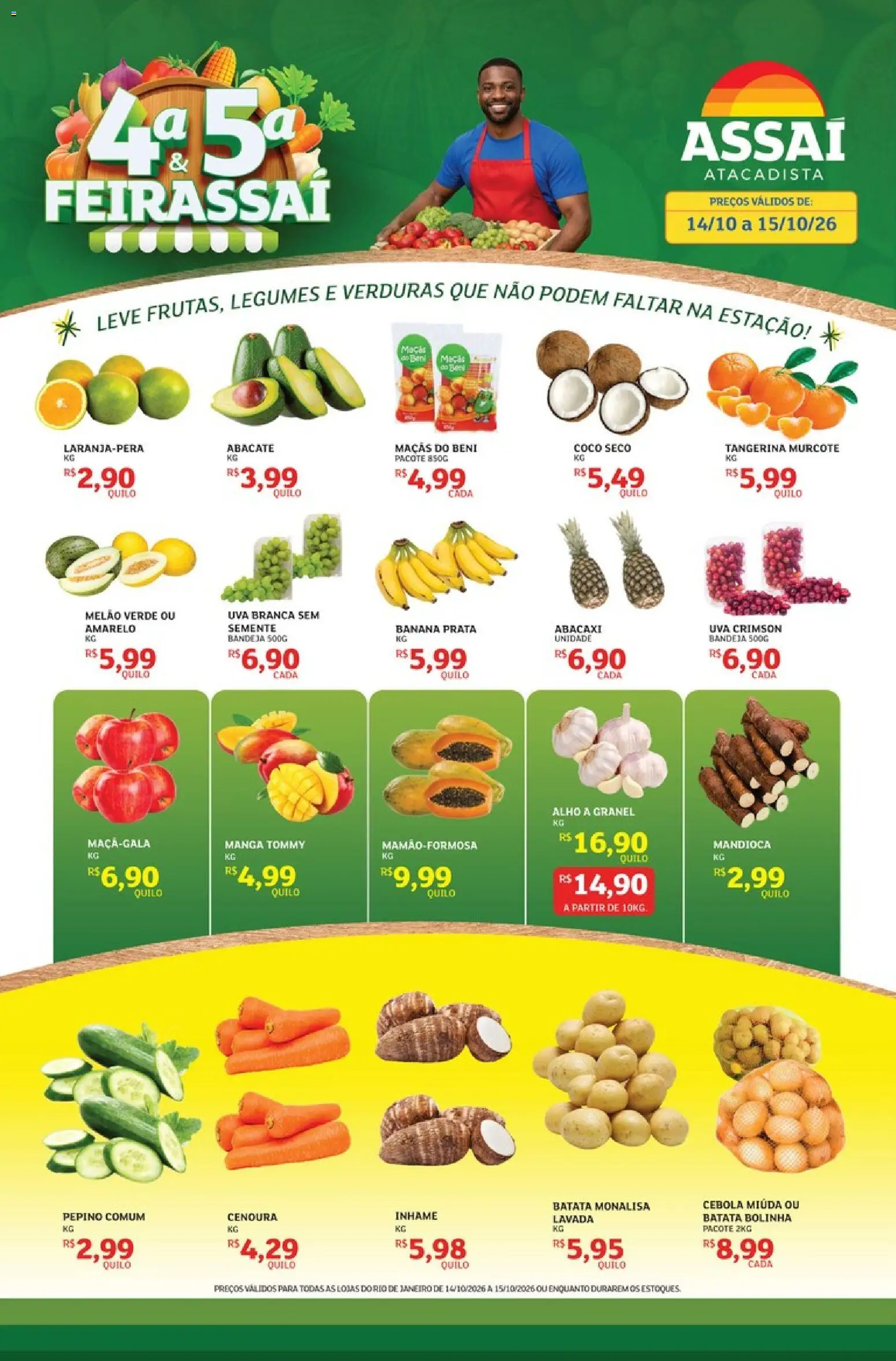 Pré-Visualização do folheto "Assaí Atacadista ofertas - RJ" da loja Assaí Atacadista válido a partir de 14/10/2026