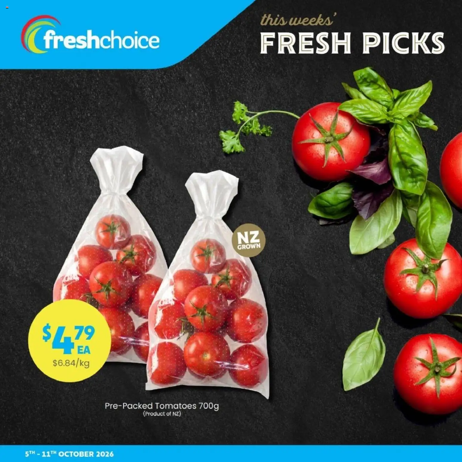 Preview of catalogue FreshChoice catalogue from shop FreshChoice valid 5 Oct 2026