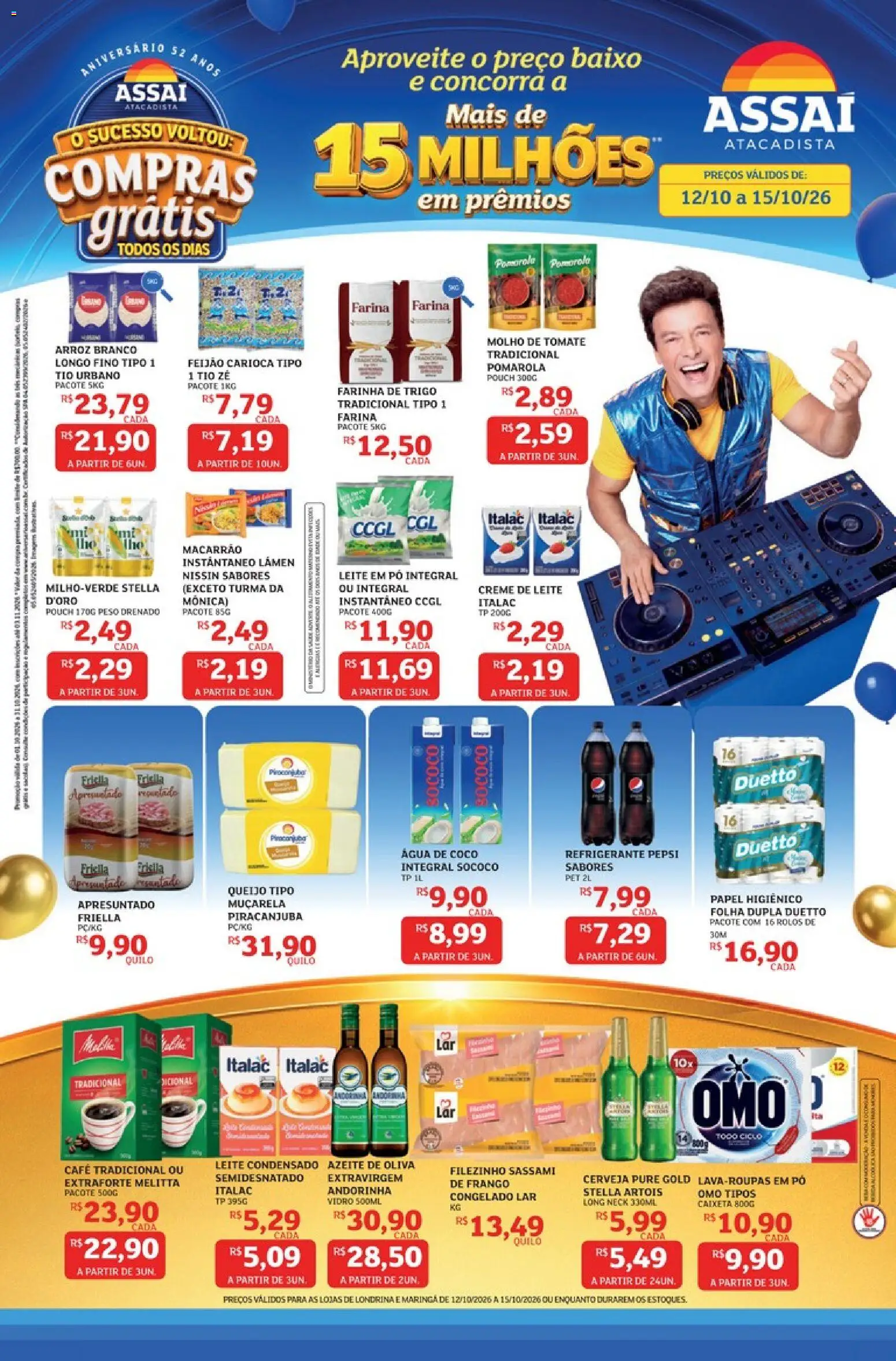 Pré-Visualização do folheto "Assaí Atacadista ofertas - PR" da loja Assaí Atacadista válido a partir de 12/10/2026
