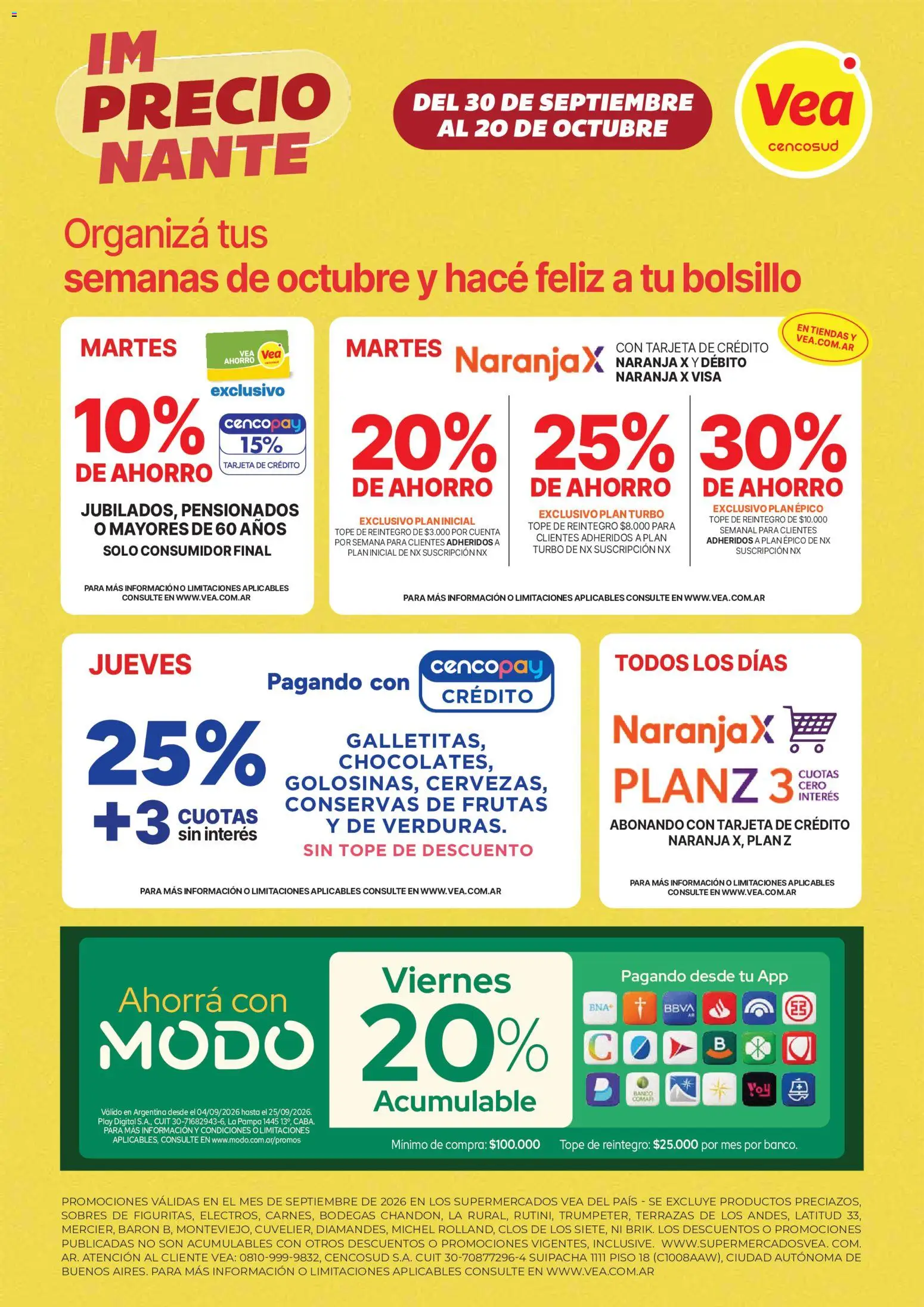 Vista previa del folleto de la tienda Vea válido desde el 30/09/2026 