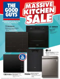 Preview of catalogue The Good Guys Massive Kitchen Sale from shop The Good Guys valid 03/09/2026