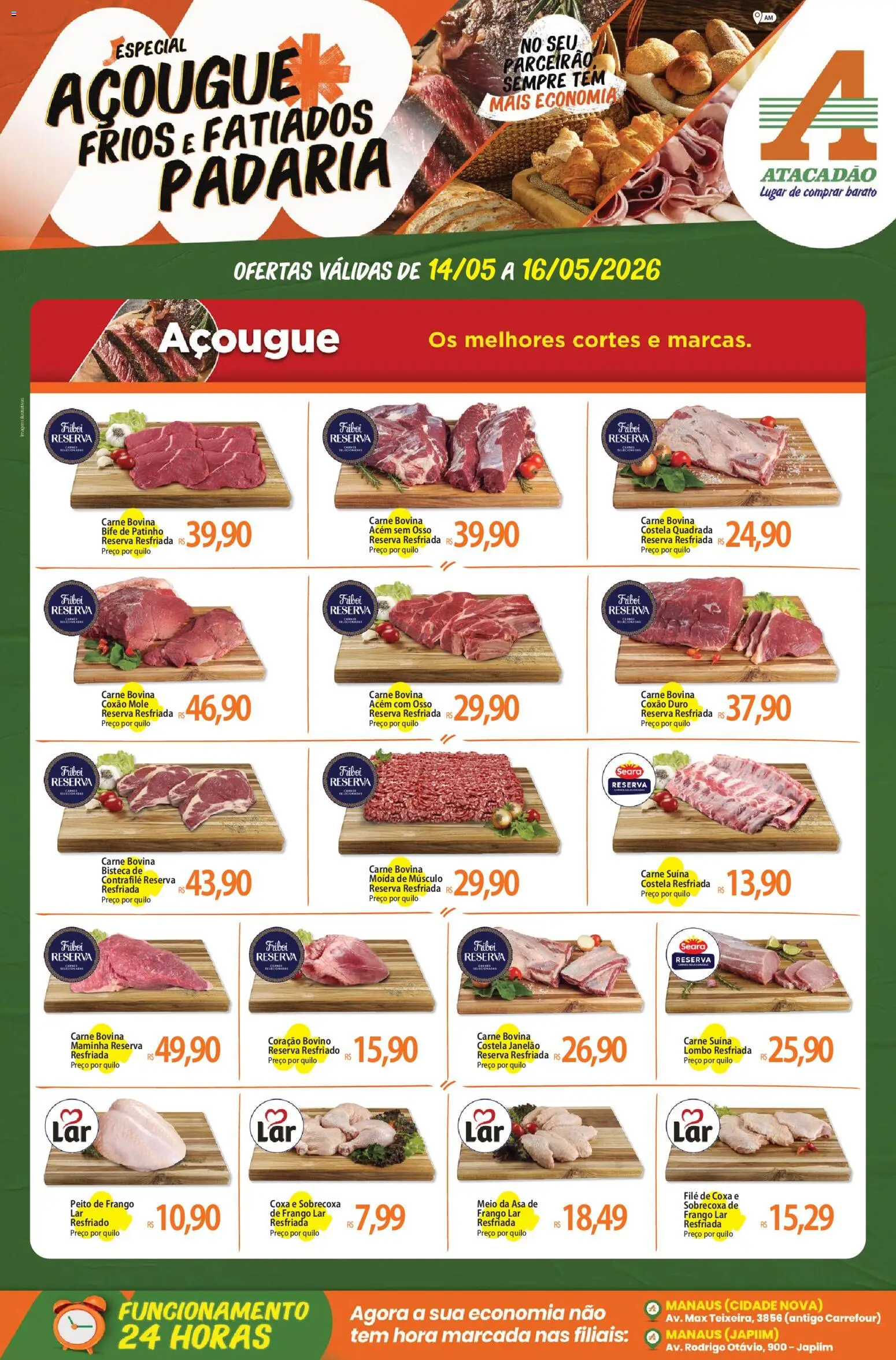 Pré-Visualização do folheto "Atacadão ofertas - AM" da loja Atacadão válido a partir de 14/05/2026