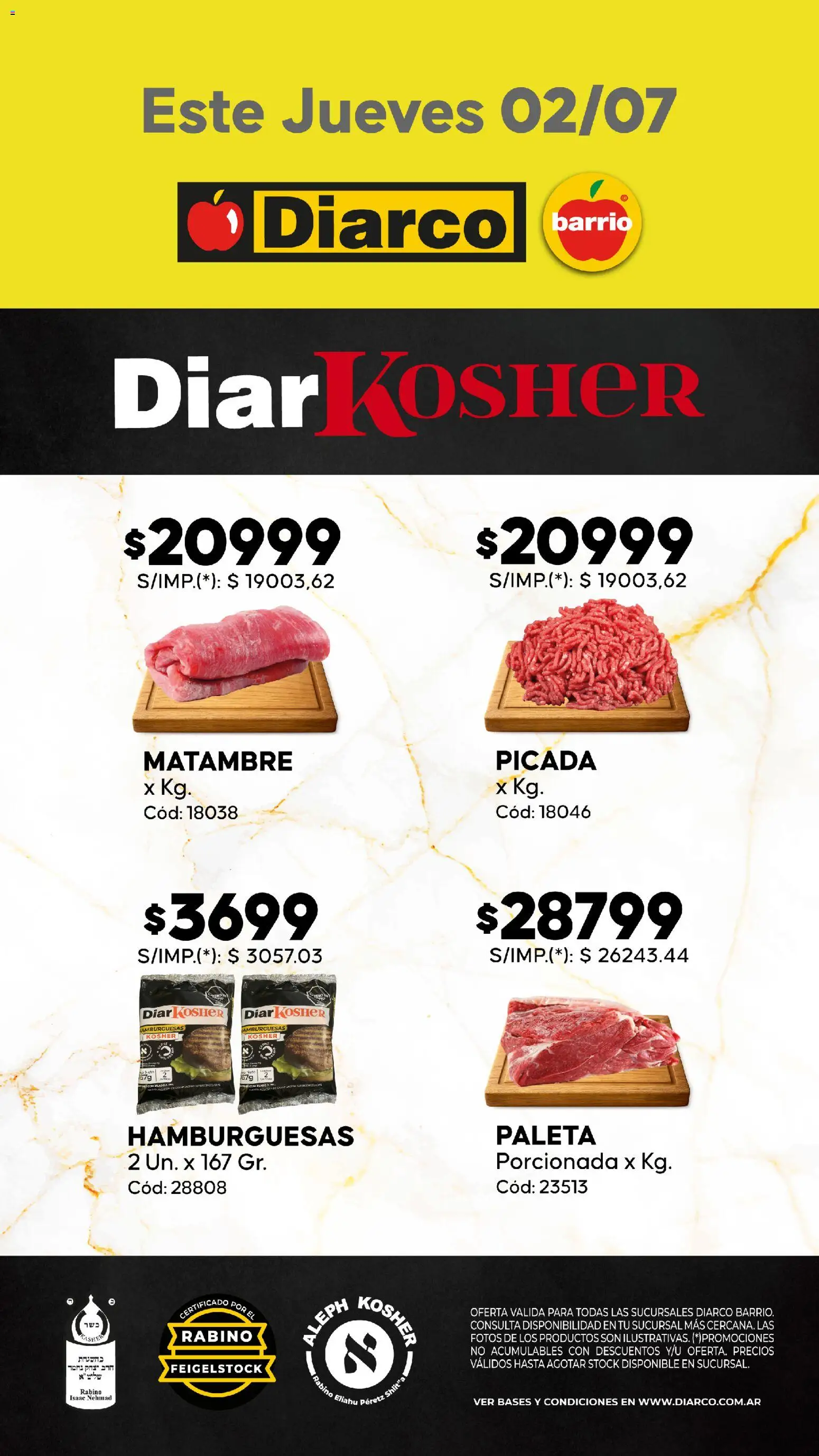 Vista previa del folleto de la tienda Diarco válido desde el 02/07/2026 - Paleta