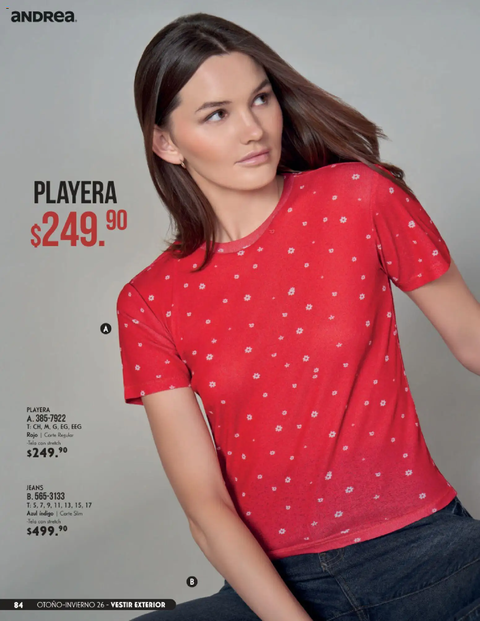 Vista previa las ofertas de la tienda Andrea - Andrea catálogo Vestir desde el 23/08/2026 
