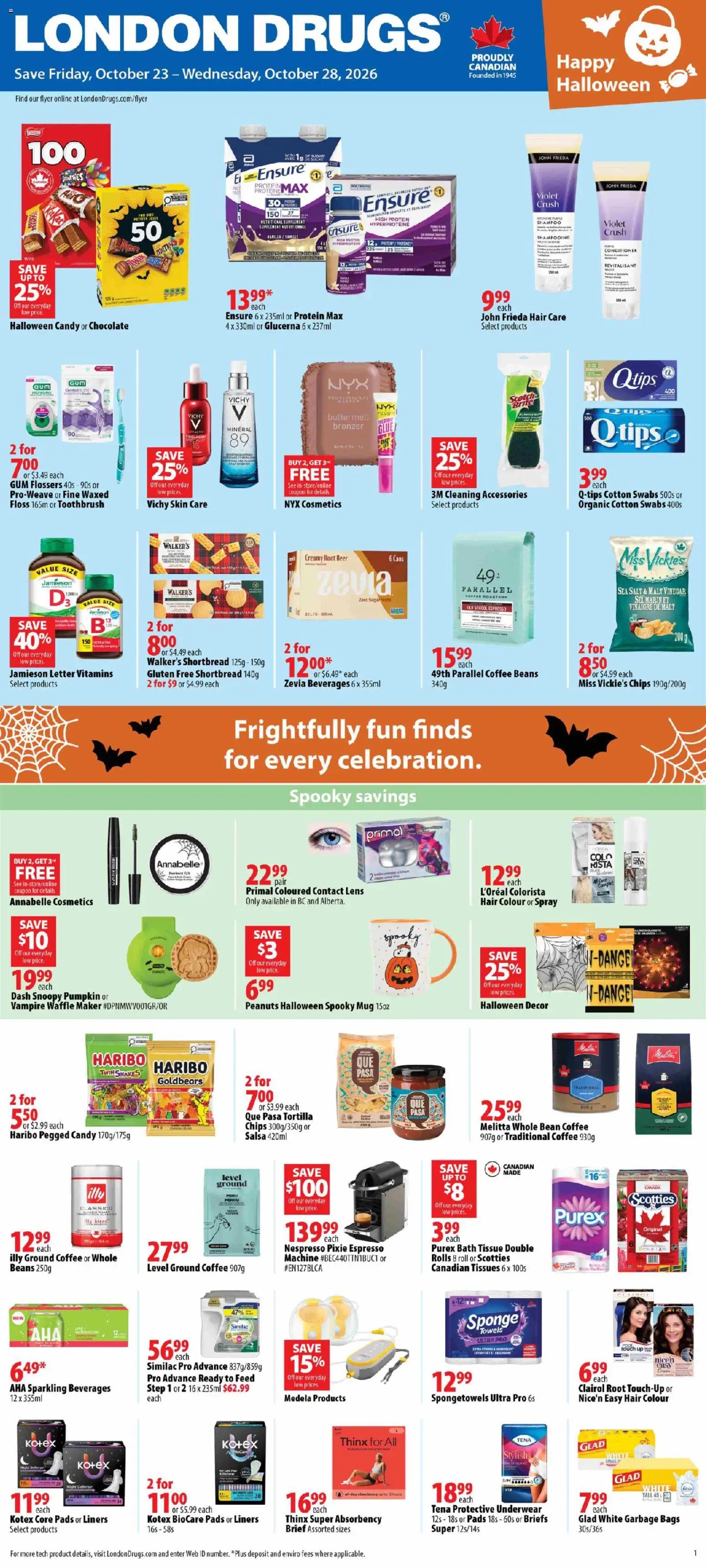 Preview of leaflet London Drugs weekly flyer / circulaire from shop London Drugs is valid from Oct 23, 2026