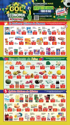 Pré-Visualização do folheto "Semar Supermercado - Ofertas da semana" da loja Semar Supermercado válido a partir de 23/06/2026