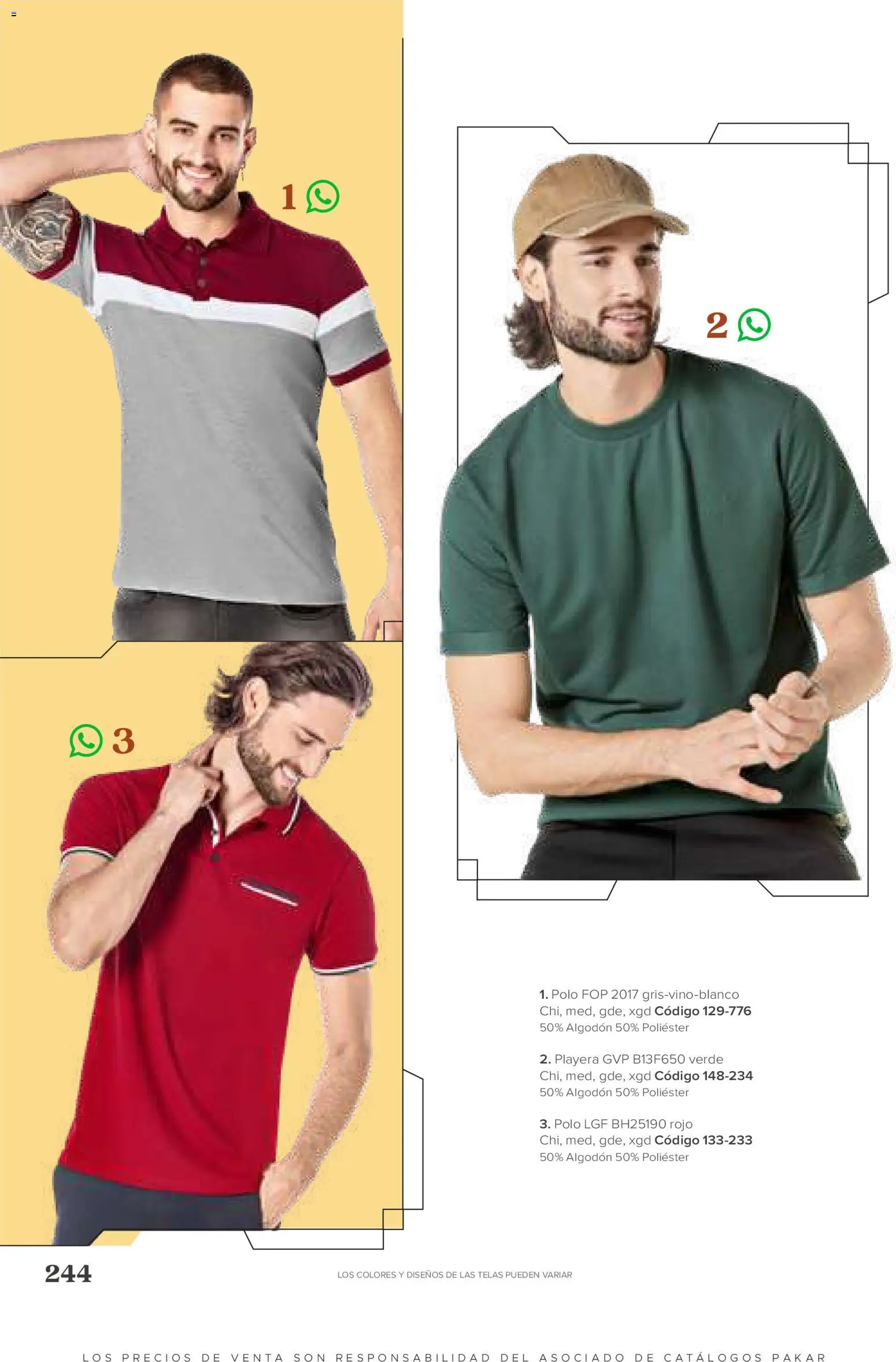 Vista previa las ofertas de la tienda SC Pakar - SC Pakar catálogo Ropa desde el 31/07/2026 