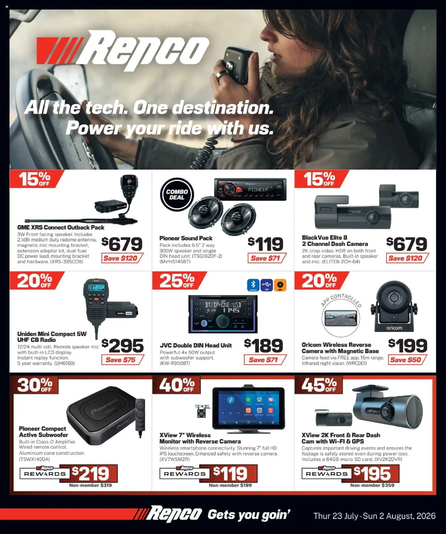 Preview of catalogue Repco catalogue from shop Repco valid 23/07/2026