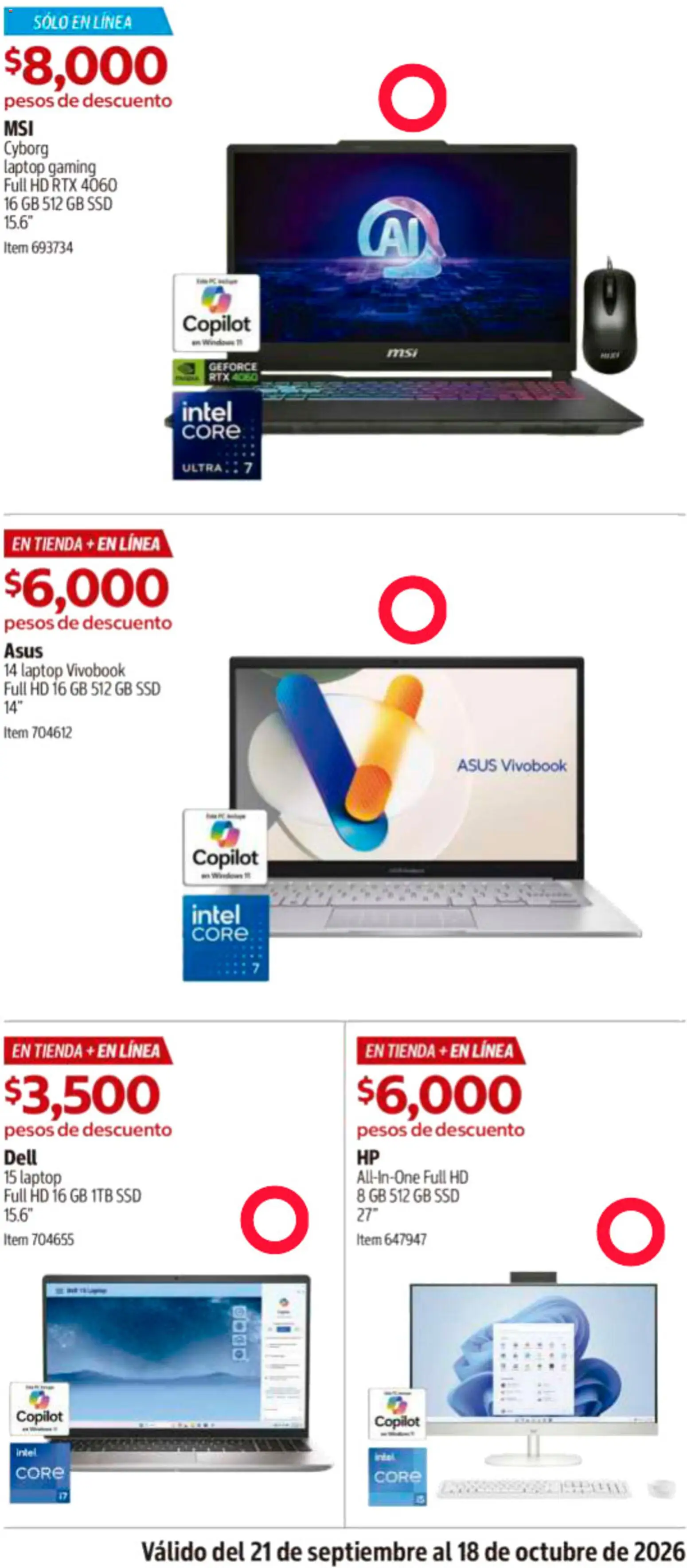 Vista previa las ofertas de la tienda Costco - Costco catálogo desde el 21/09/2026 - Laptop