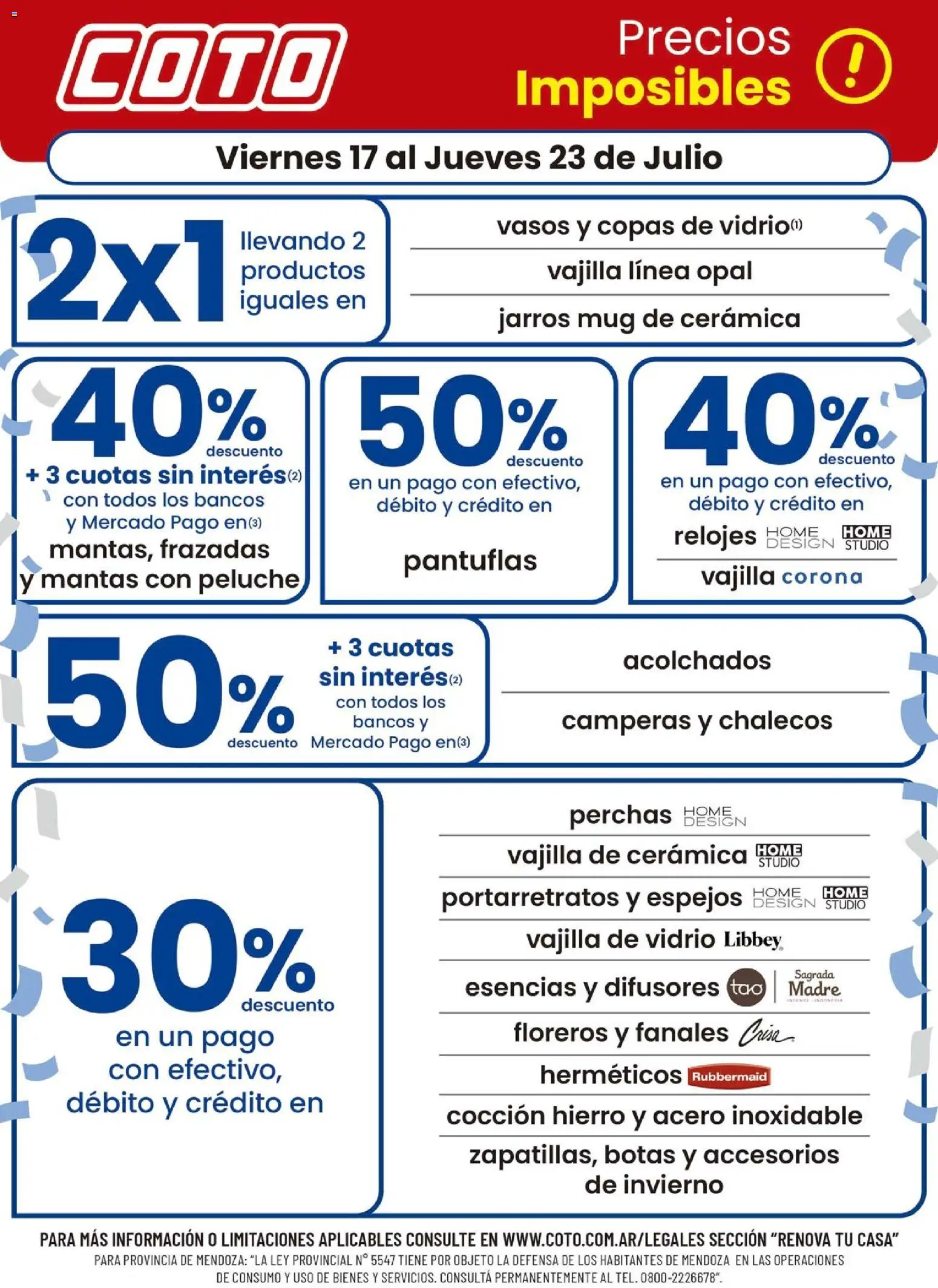 Vista previa del folleto de la tienda Coto válido desde el 17/07/2026 