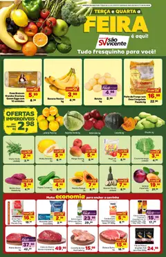 Pré-Visualização do folheto "Supermercados São Vicente - Ofertas da semana" da loja Supermercados São Vicente válido a partir de 27/10/2026