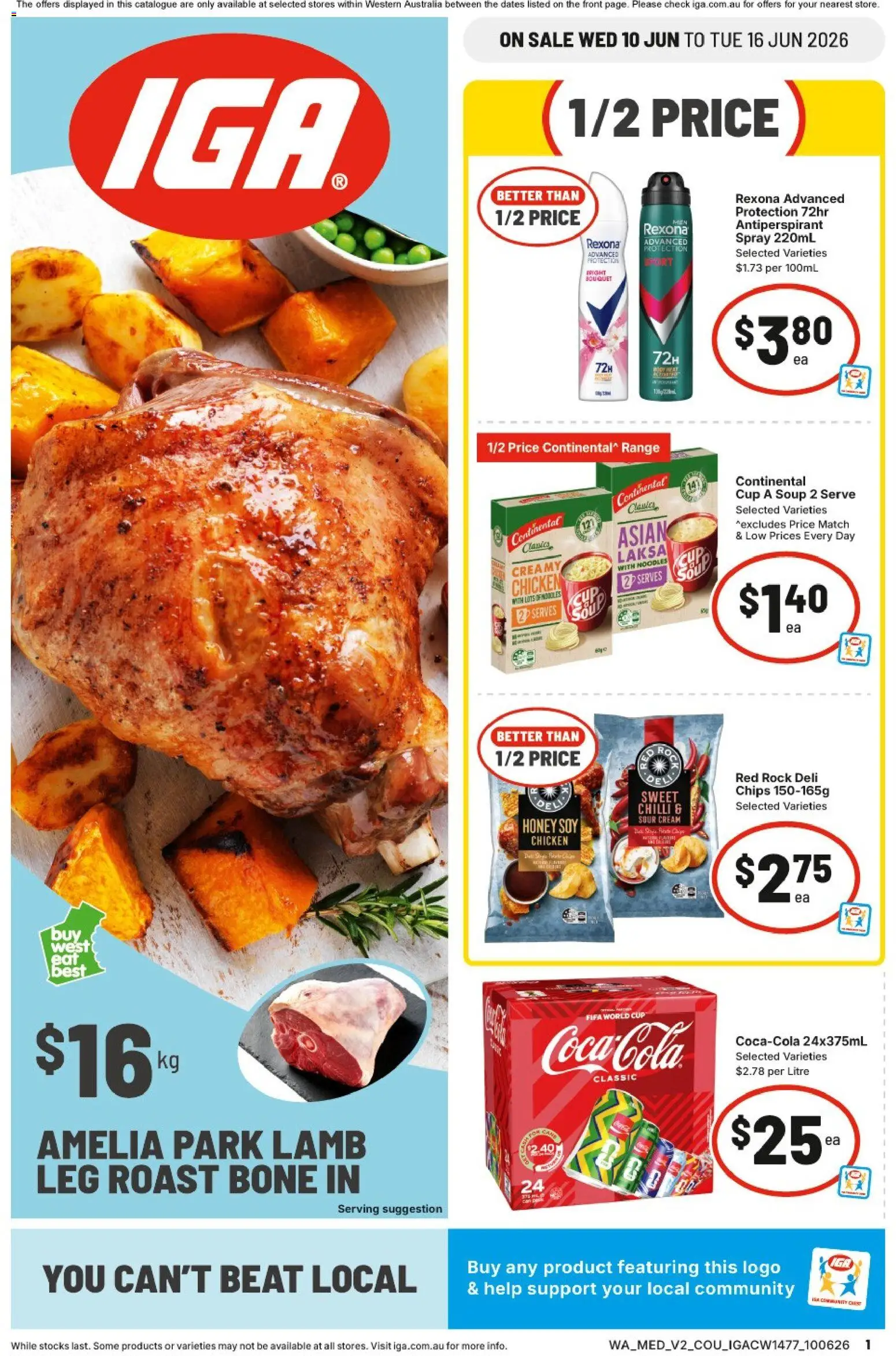 Preview of catalogue IGA catalogue NT/WA from shop IGA valid 10/06/2026