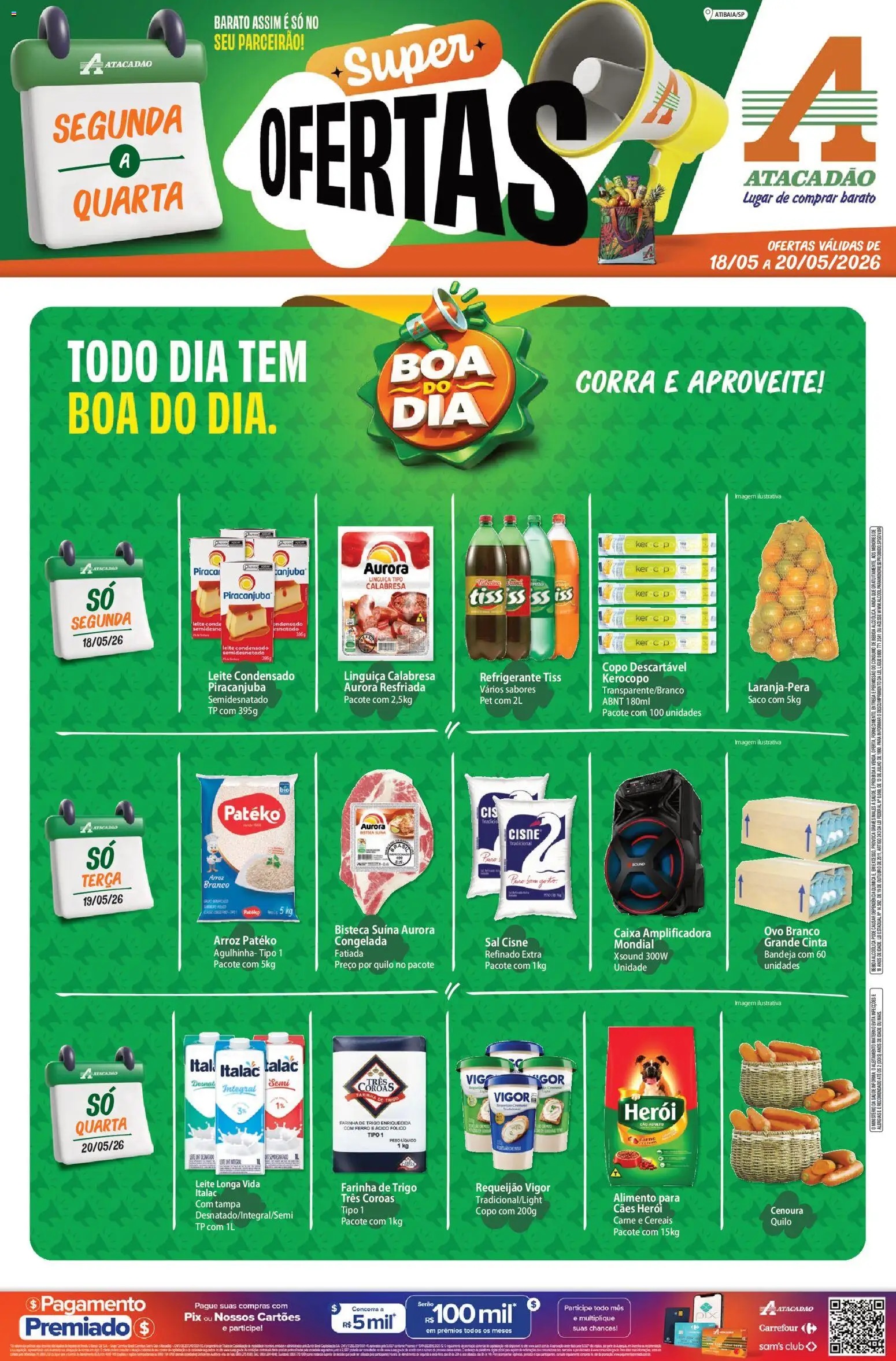 Pré-Visualização do folheto "Atacadão ofertas - SP" da loja Atacadão válido a partir de 18/05/2026