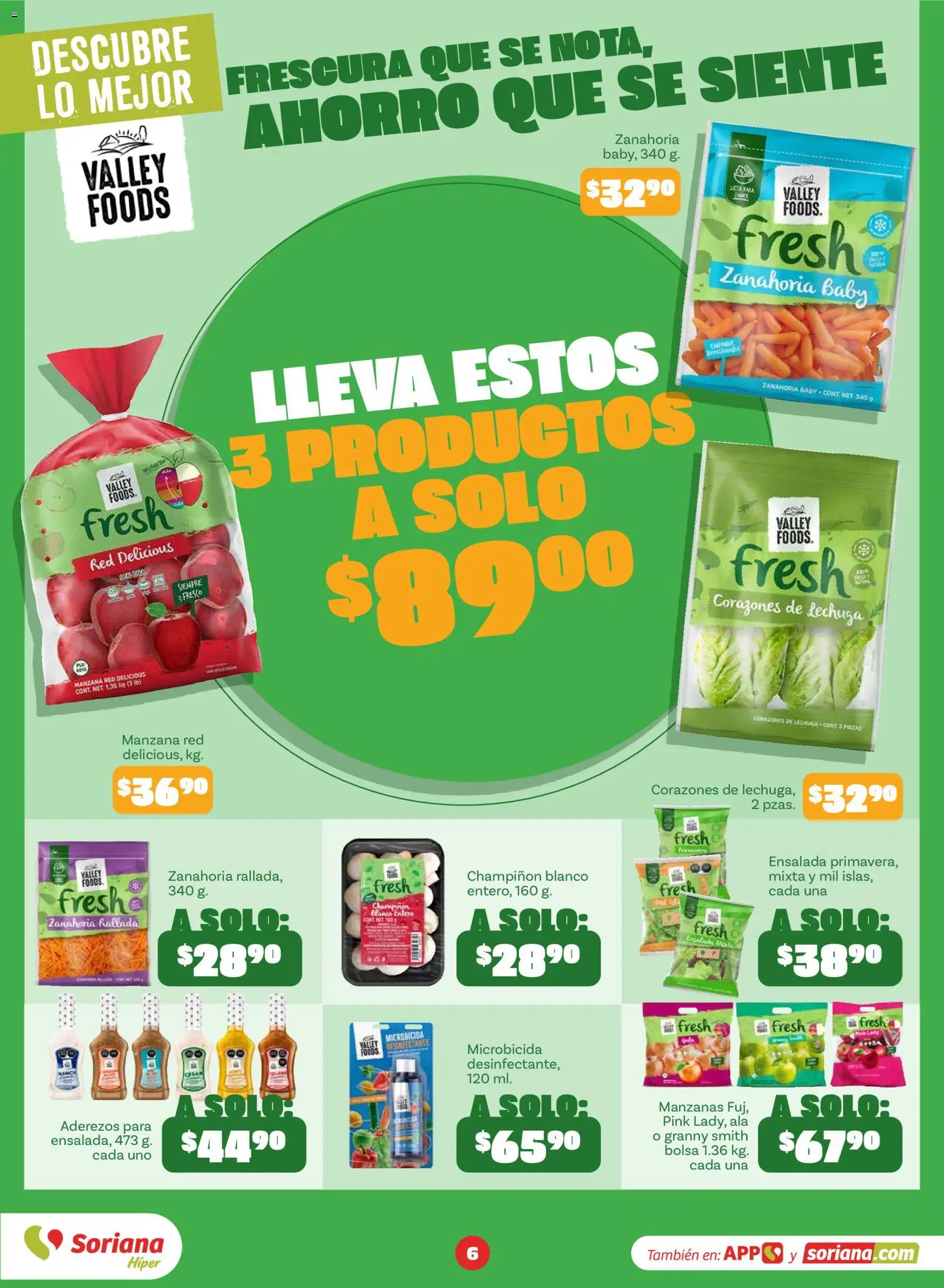 Vista previa las ofertas de la tienda Soriana - Soriana Descubre lo mejor al mejor precio Híper Nacional desde el 31/08/2026 