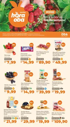 Pré-Visualização do folheto "Oba Hortifruti - Ofertas da semana" da loja Oba Hortifruti válido a partir de 14/08/2026