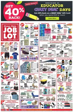 Ad Preview of Ocean State Job Lot Ocean State Job Lot Weekly Ad from 07/30/2026