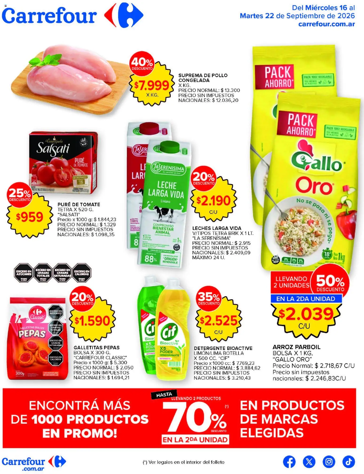 Vista previa del folleto de la tienda Carrefour válido desde el 16/09/2026 